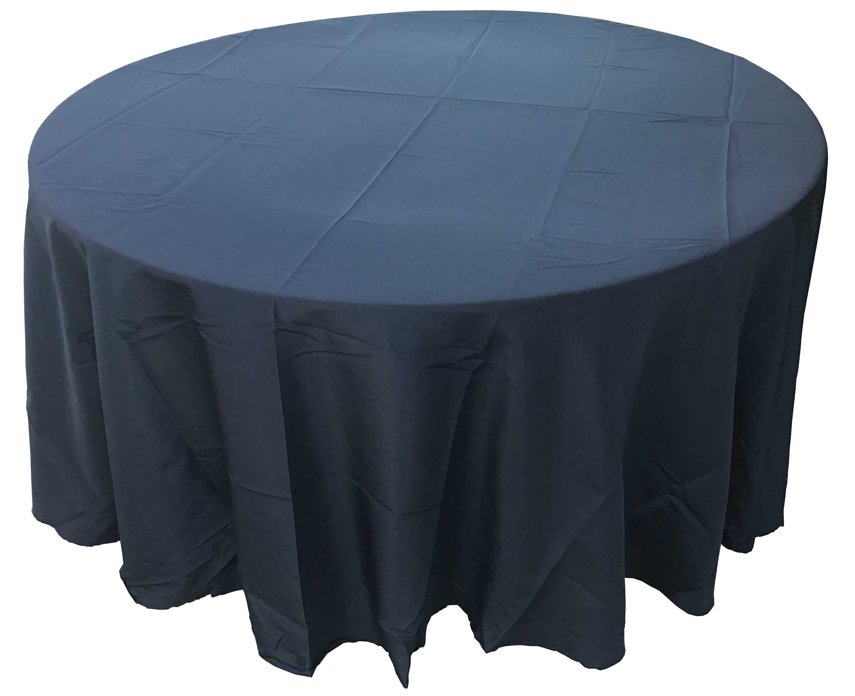 round tablecloths (black) - 120