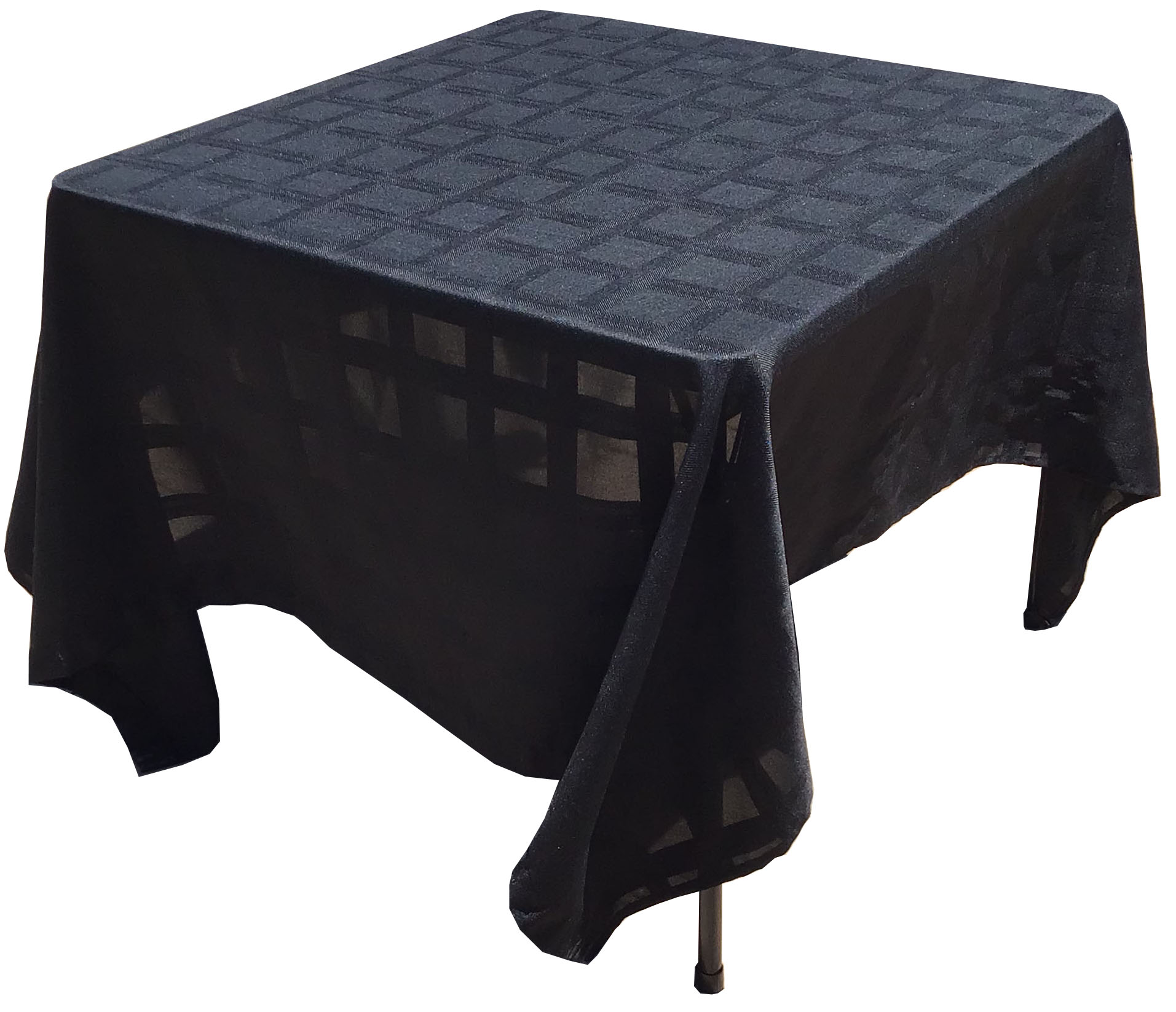 square tablecloths (black) - 68