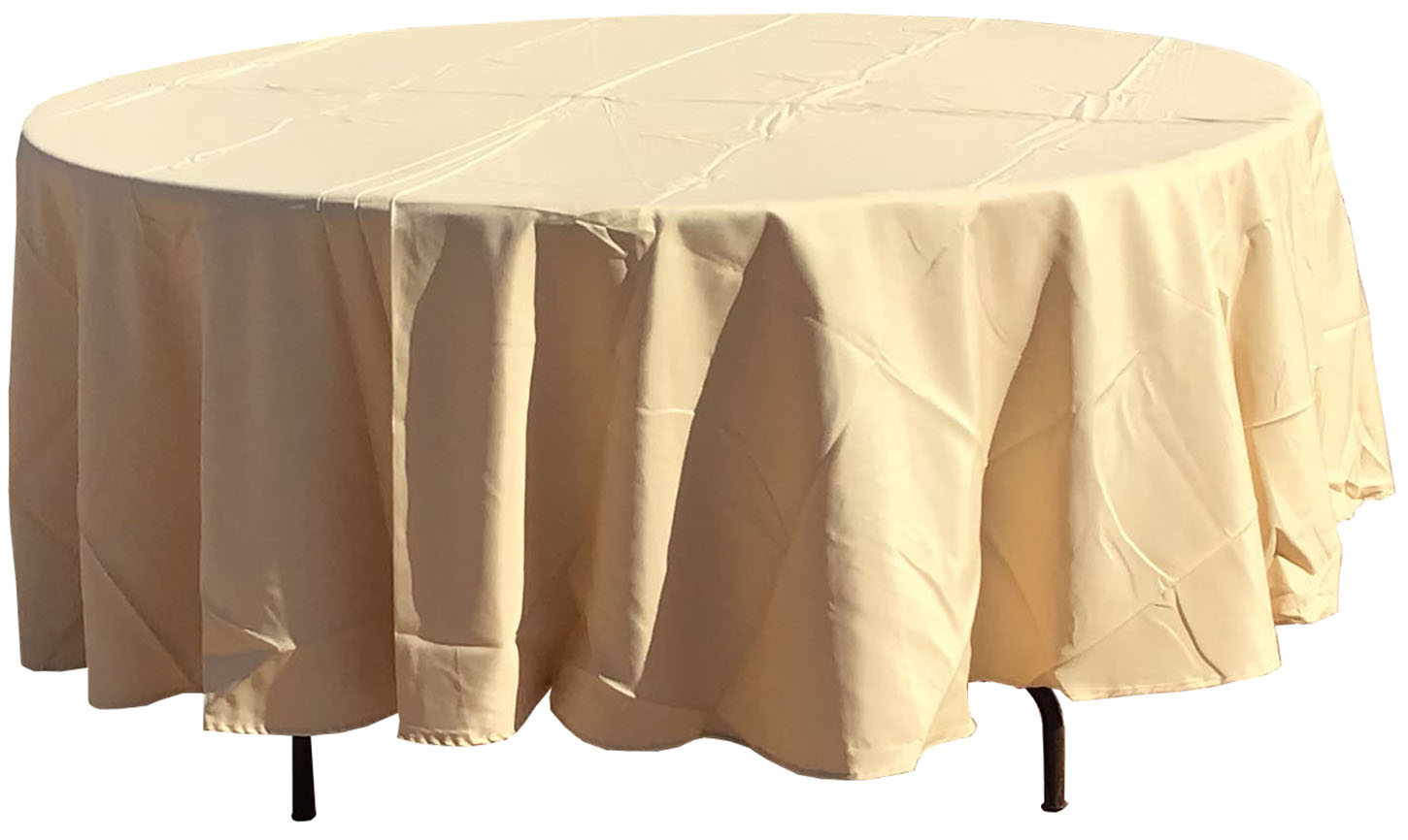 round tablecloths (champagne) - 108