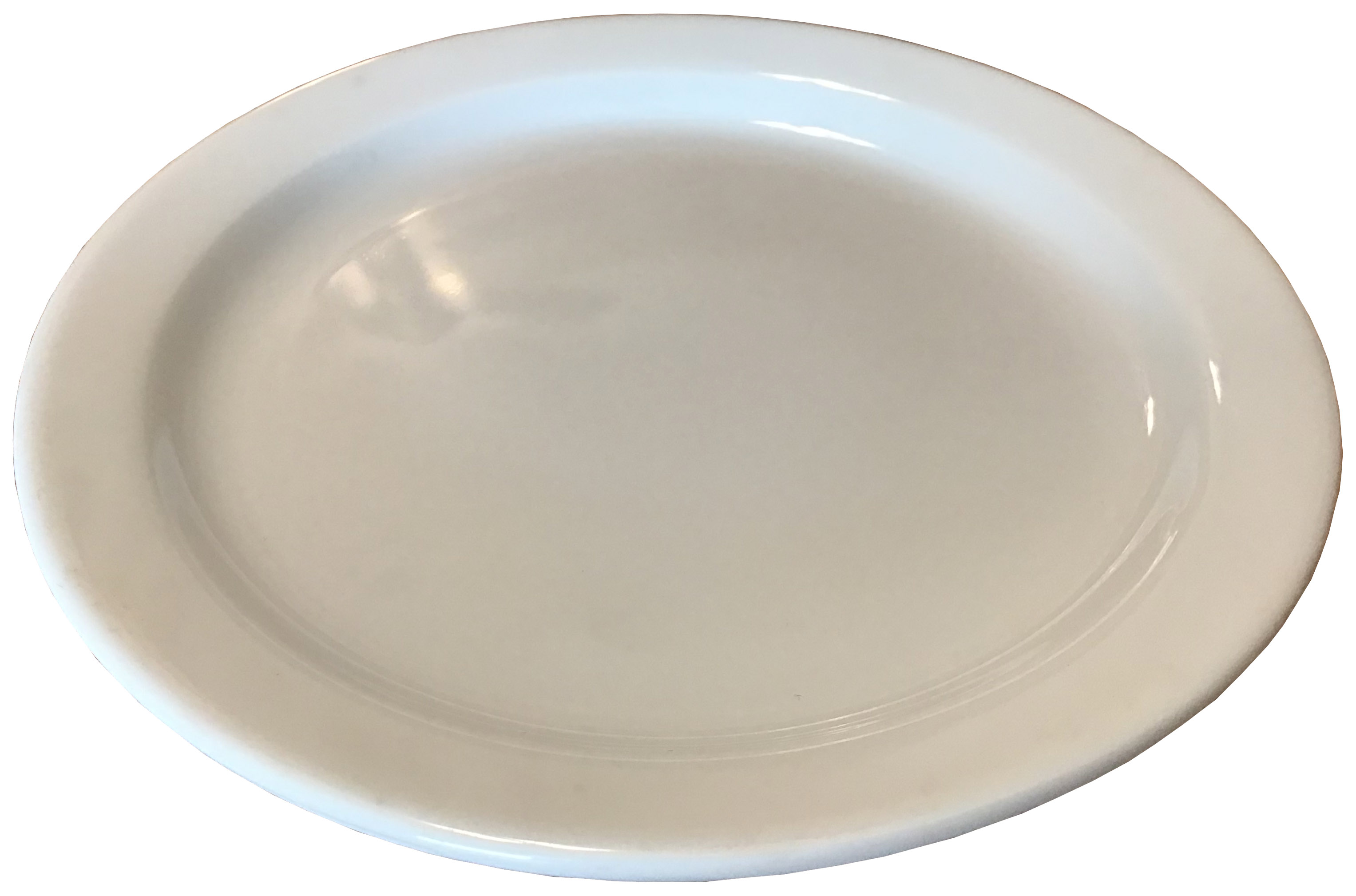 porcelain dessert plates (Oneida Buffalo bright white)