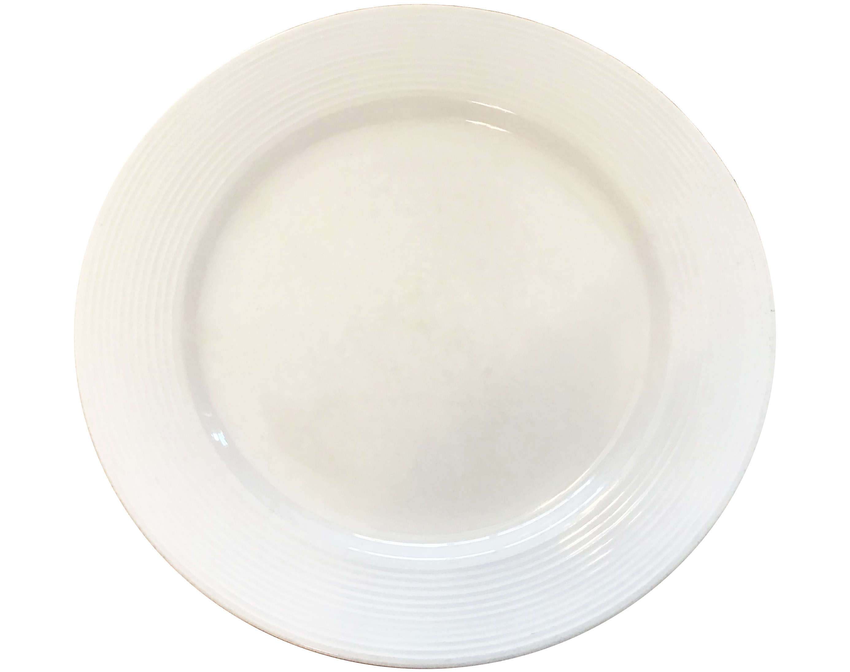 dinner plates - ceramic (white, Gibson)