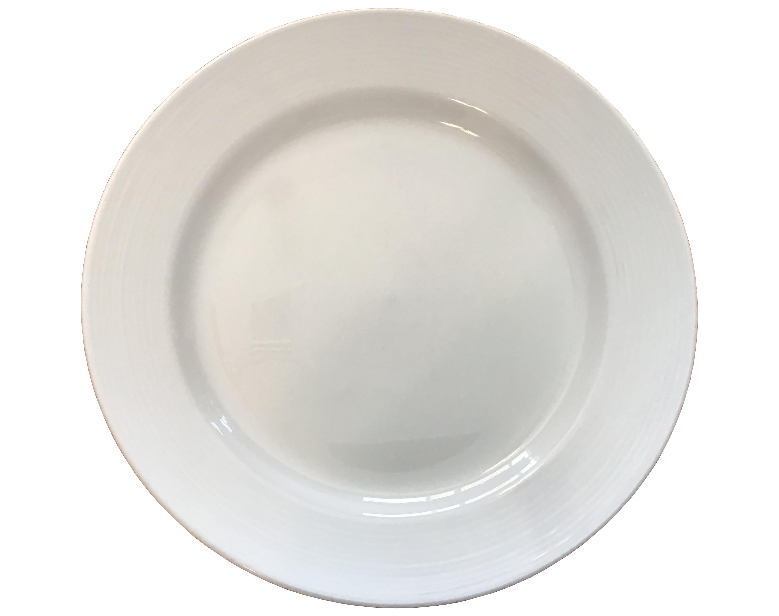 salad plates - ceramic (white, Gibson)