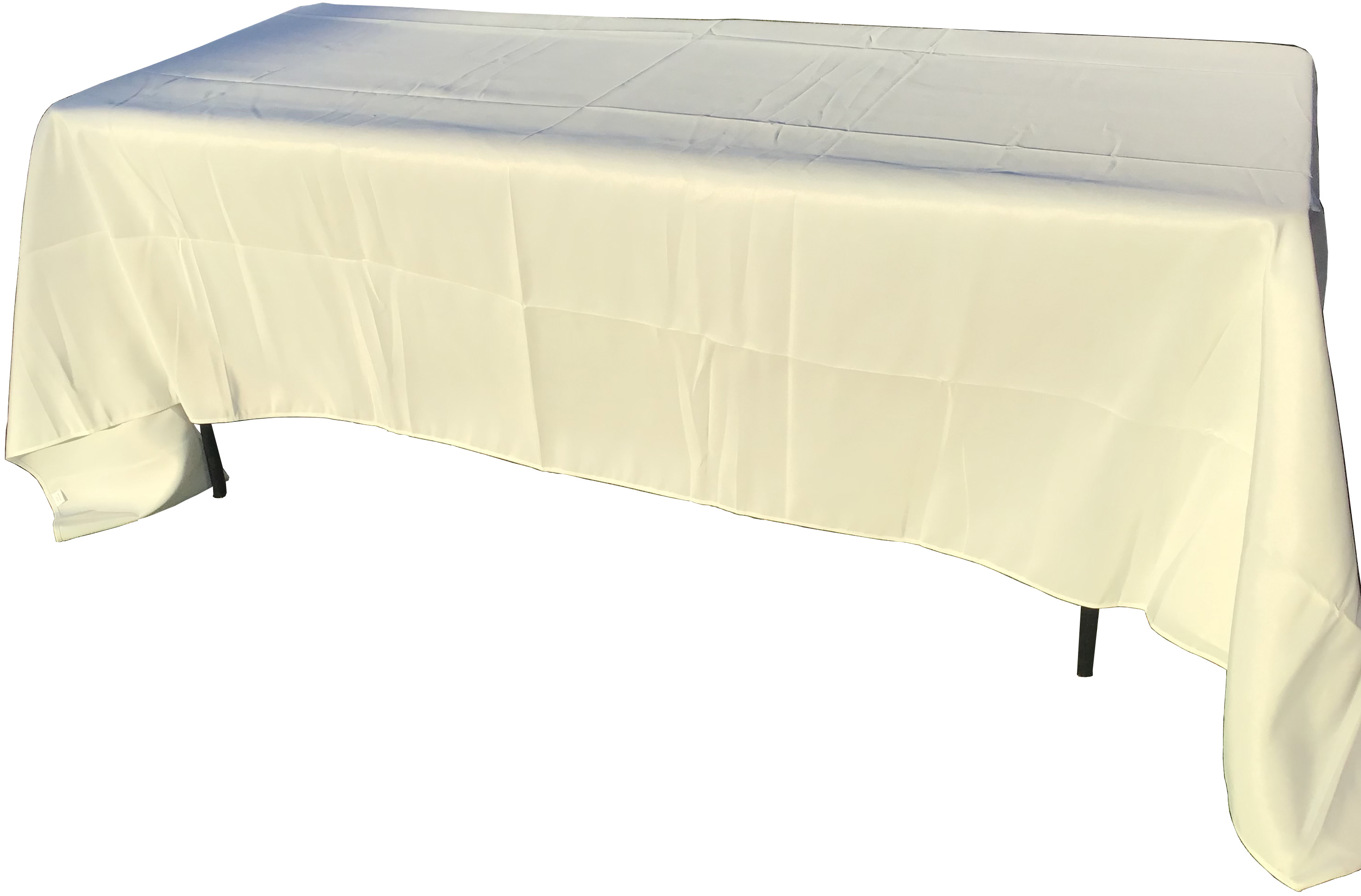 rectangle tablecloths (light ivory/off-white) - 60 x 120