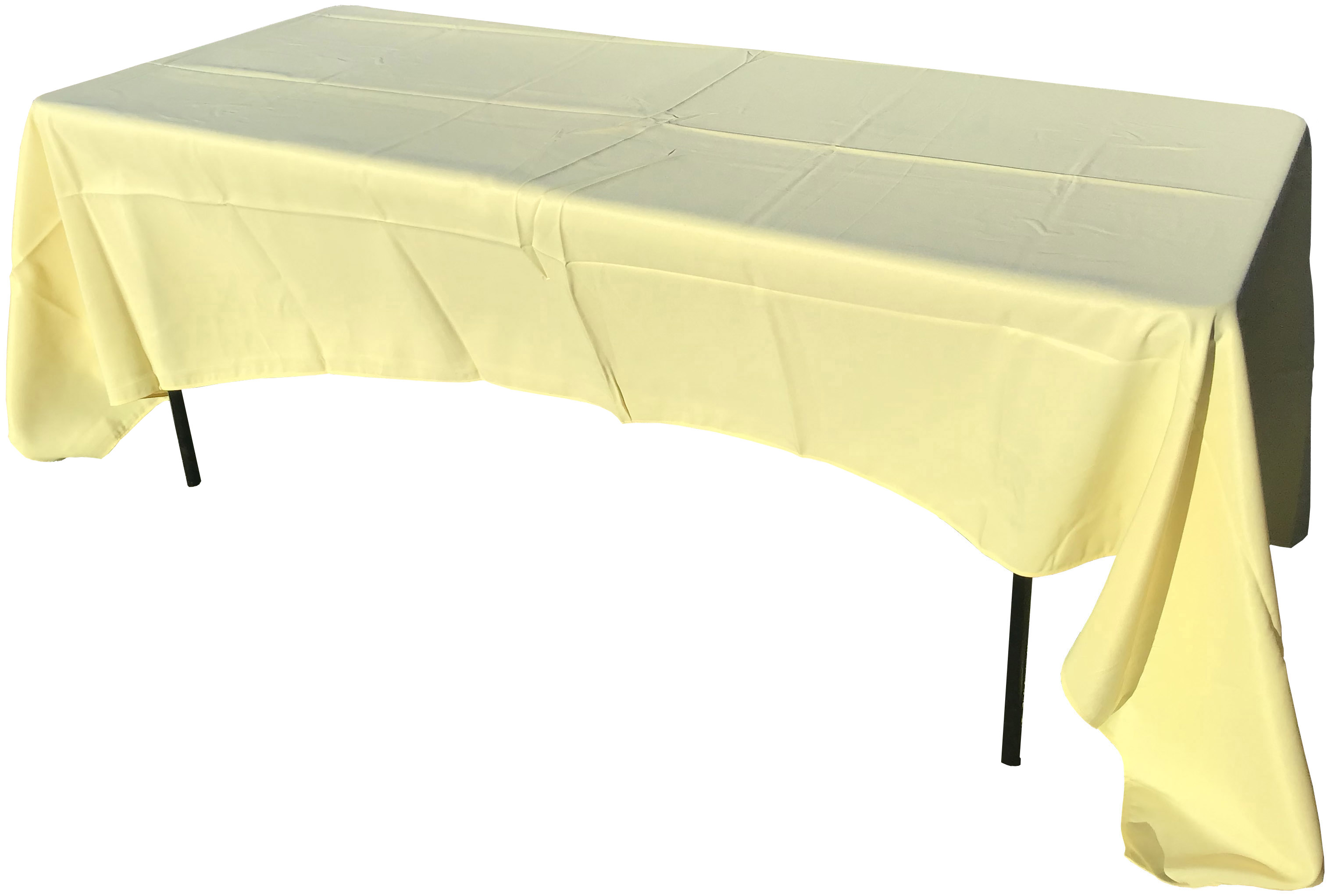 rectangle tablecloths (pastel yellow) - 60 x 120