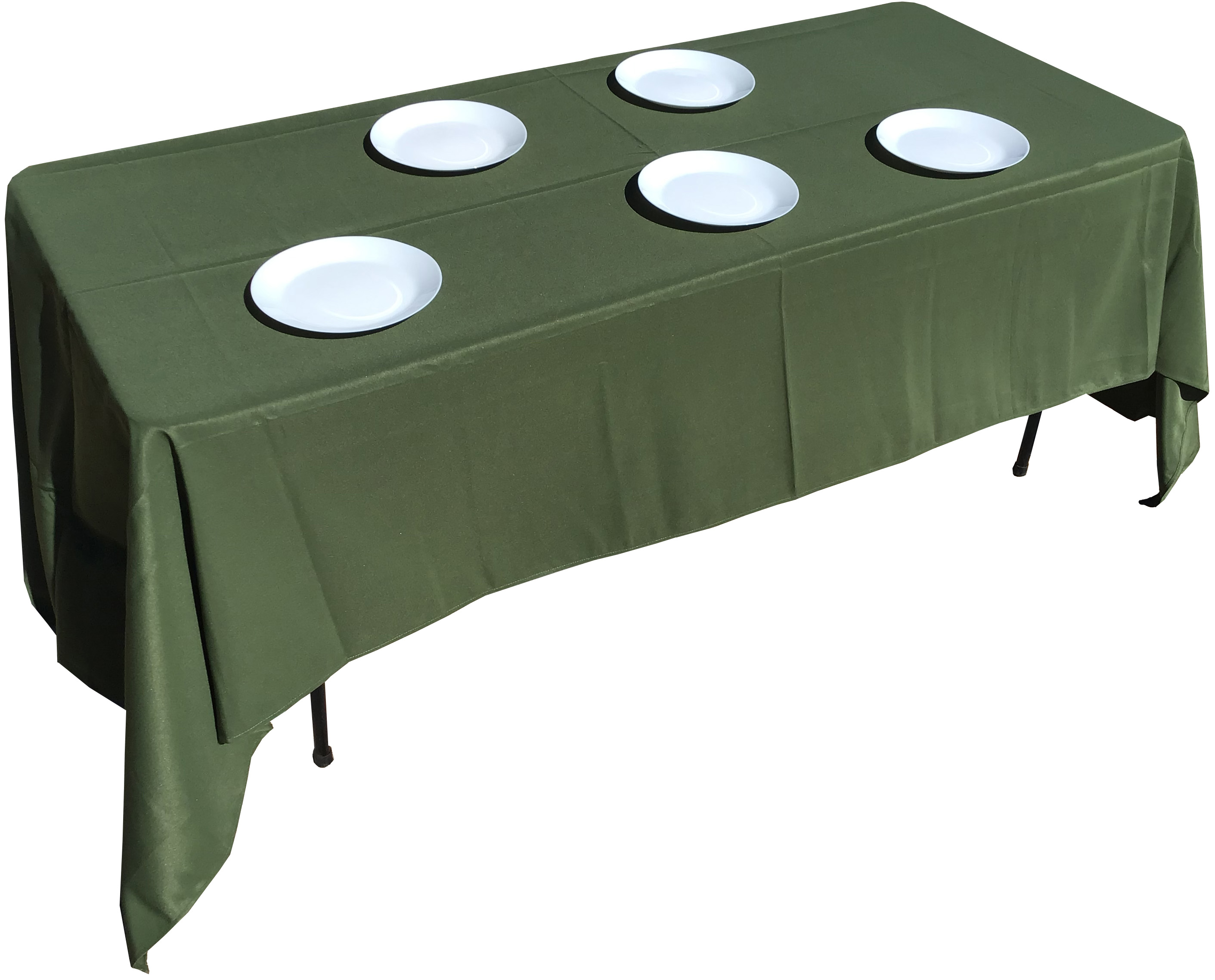 rectangle tablecloths (willow green) - 60 x 120