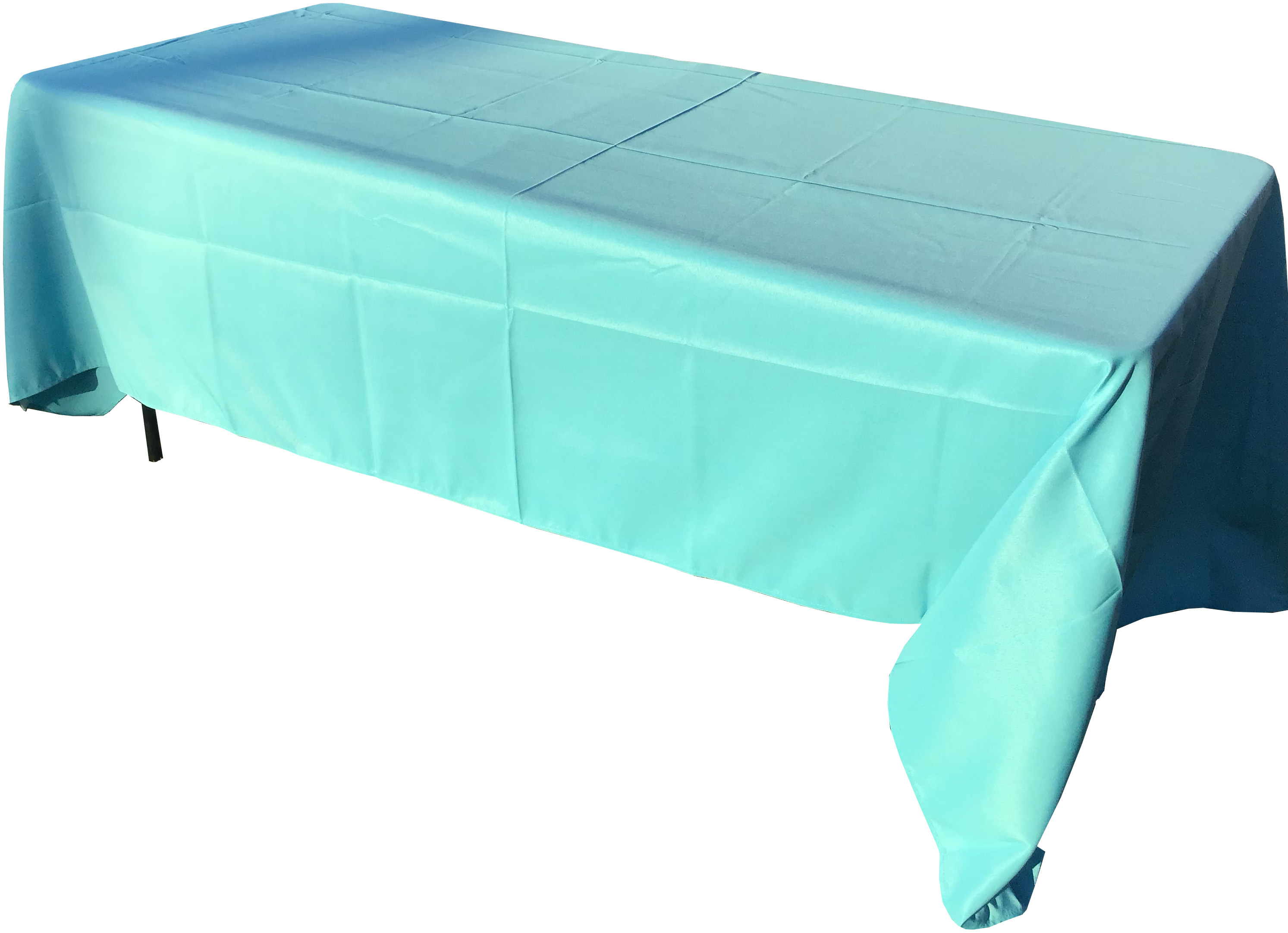 rectangle tablecloths (aqua blue) - 60 x 120