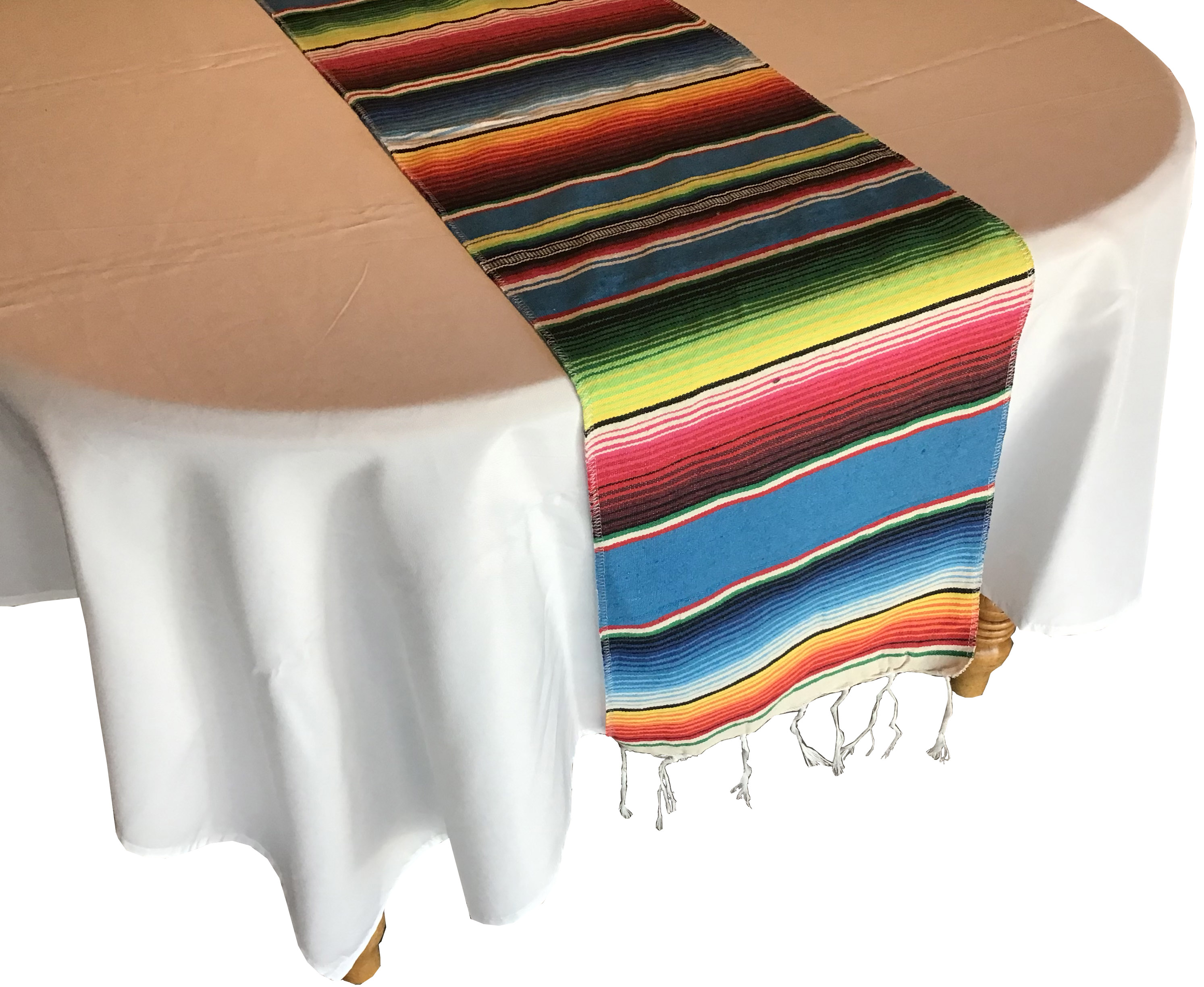 table runner (woven Mexican serape) - 13 x 102