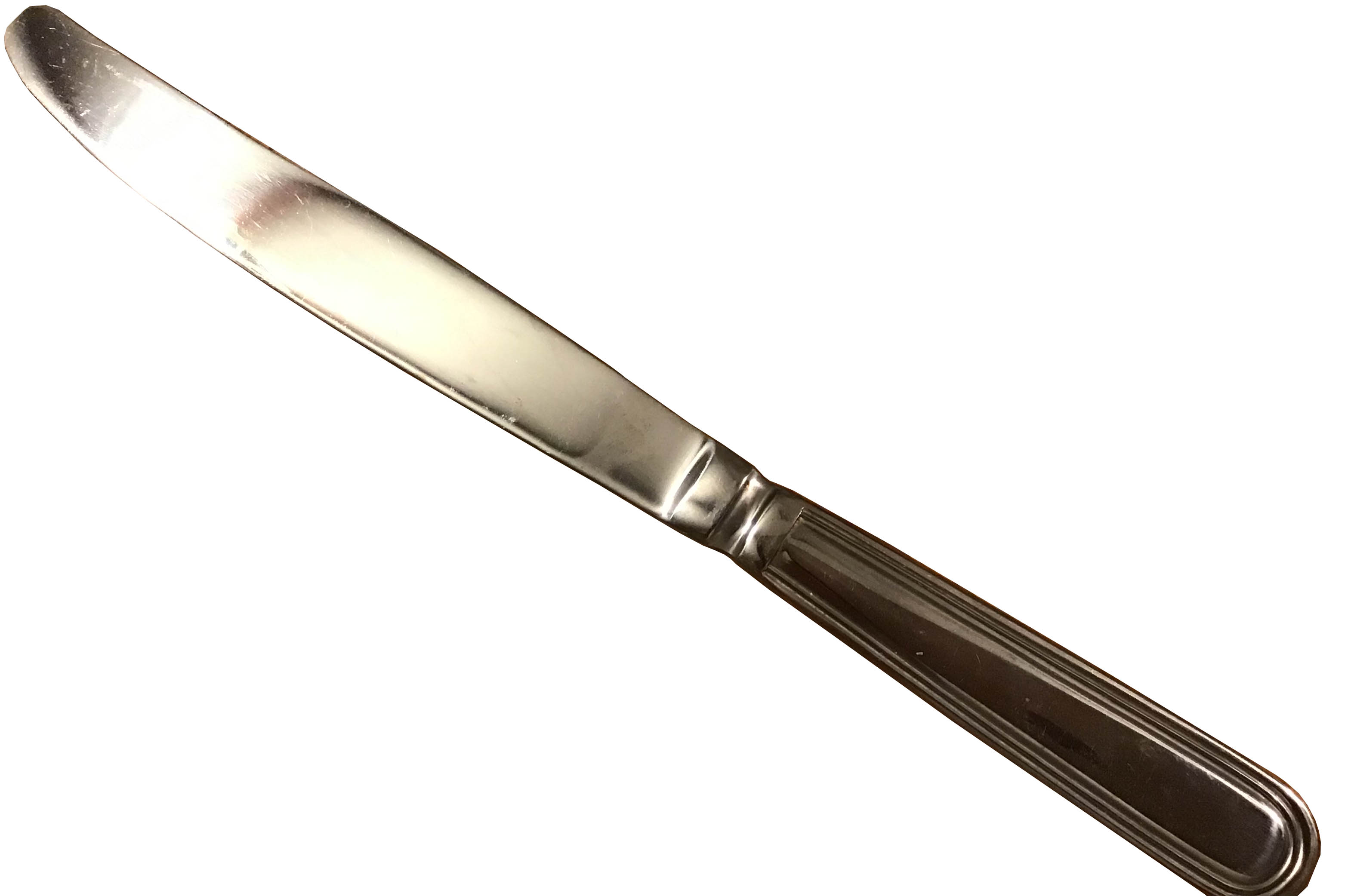 dinner knives (stainless steel, Cambridge, ridged handle)