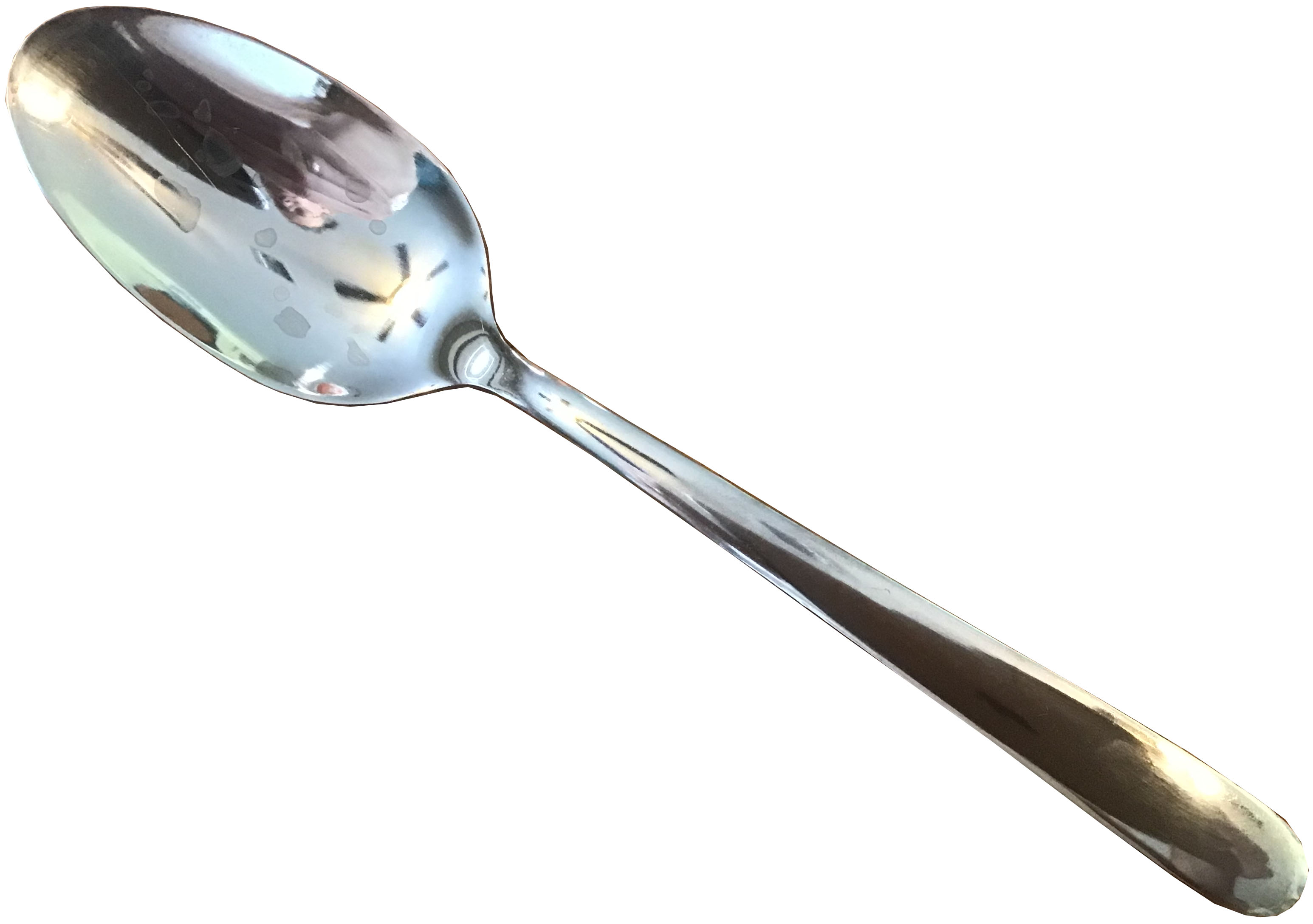 dinner spoons (stainless steel, Stainless, narrower round handle end)