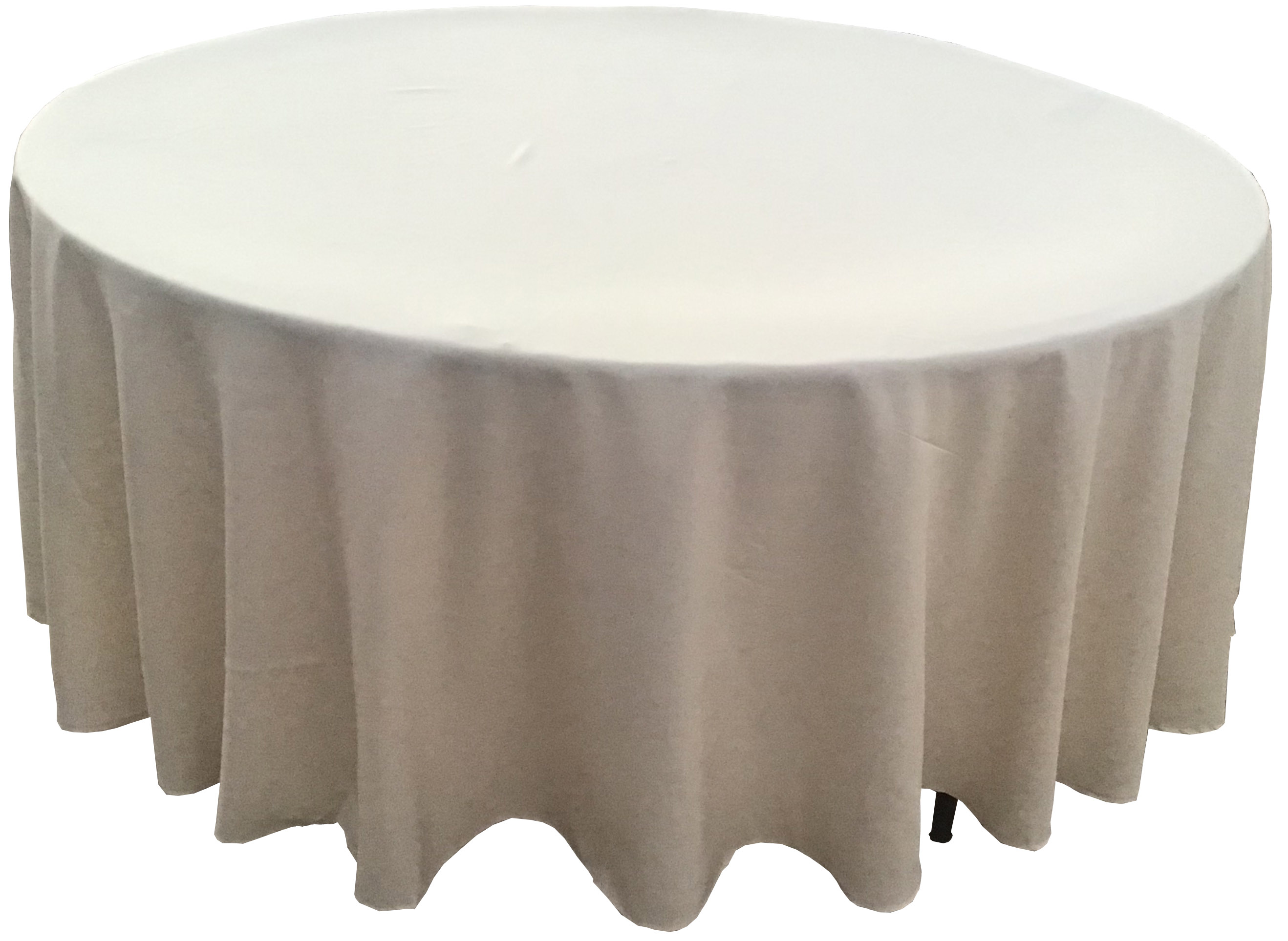 round tablecloths (beige) - 108