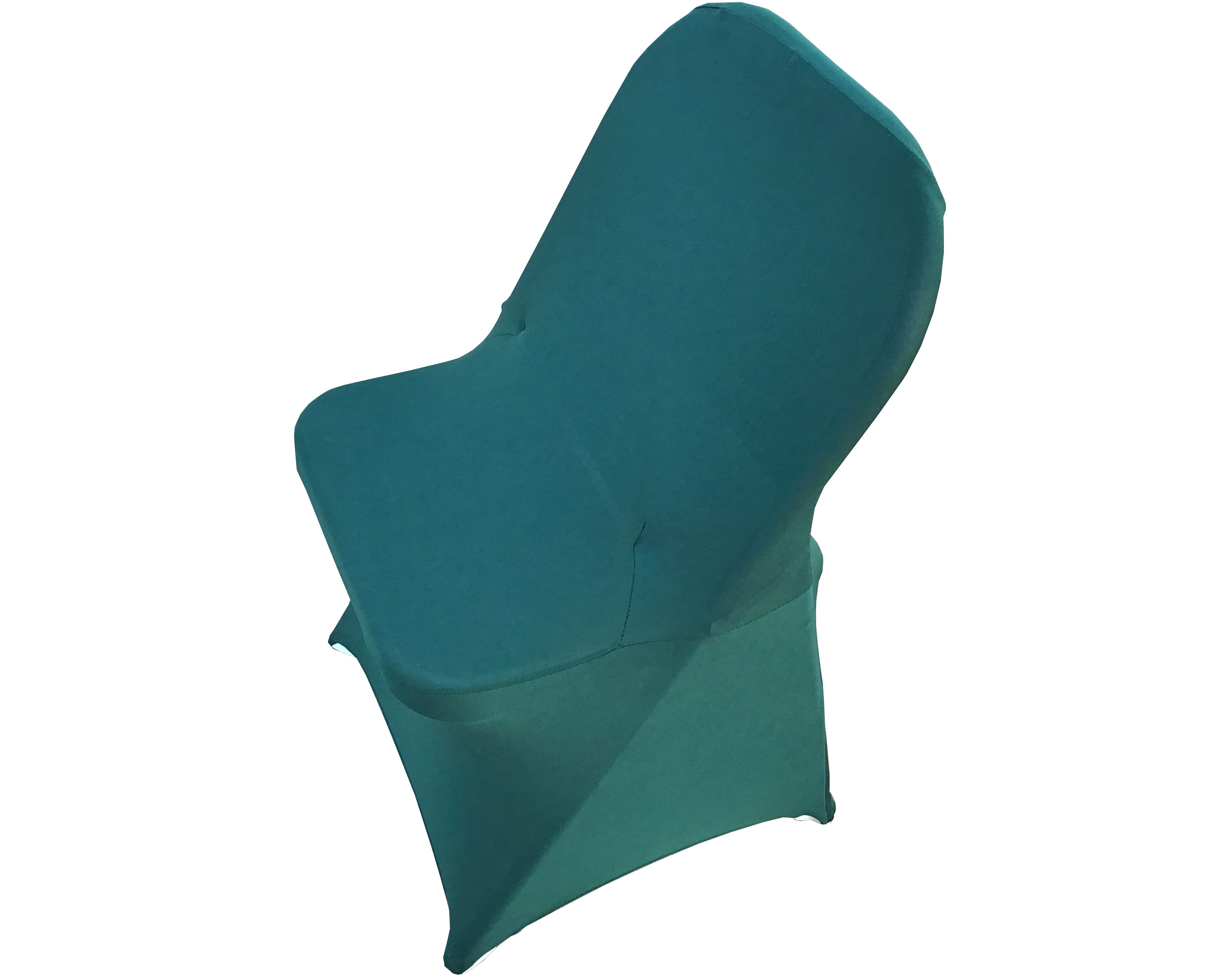 spandex stretch-fitted slip-on chair covers (hunter emerald green)