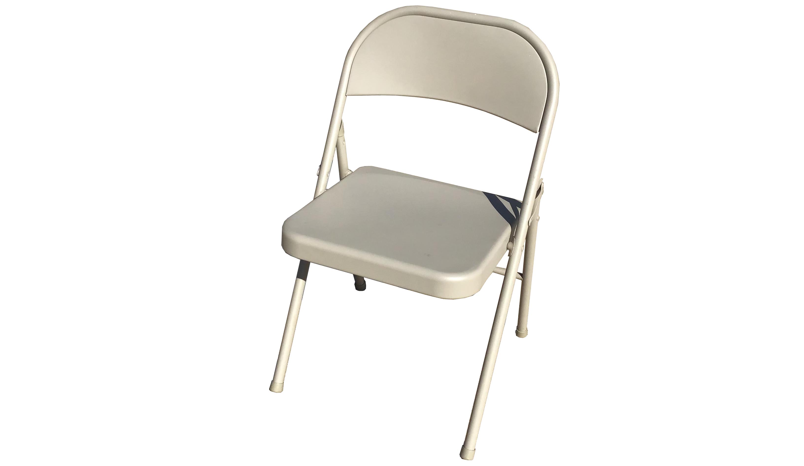 folding chairs (steel, tan)