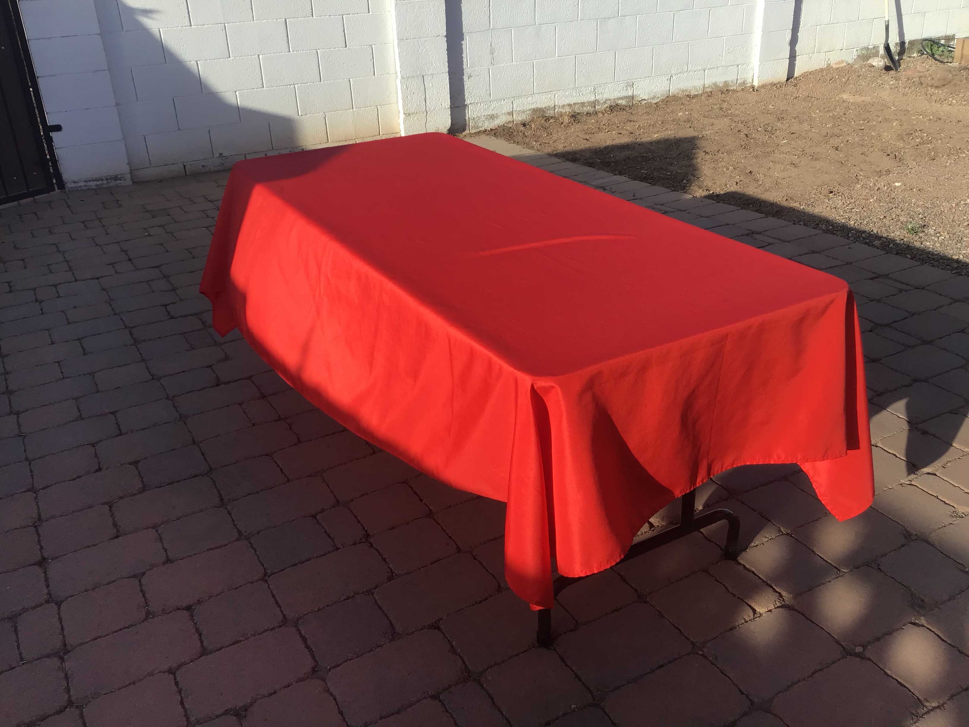 rectangle tablecloths (red) - 60 x 102
