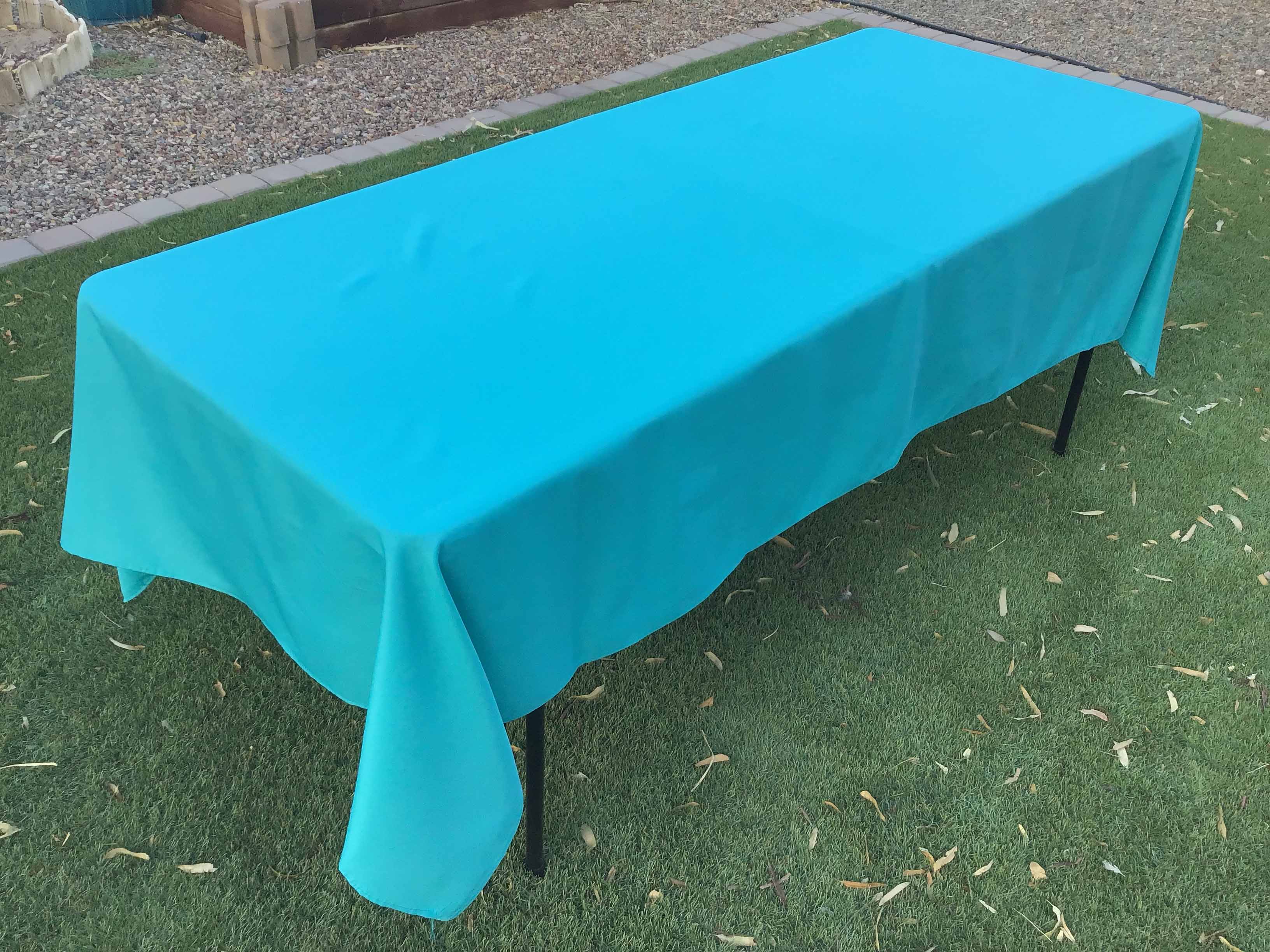 rectangle tablecloths (turquoise) - 60 x 102