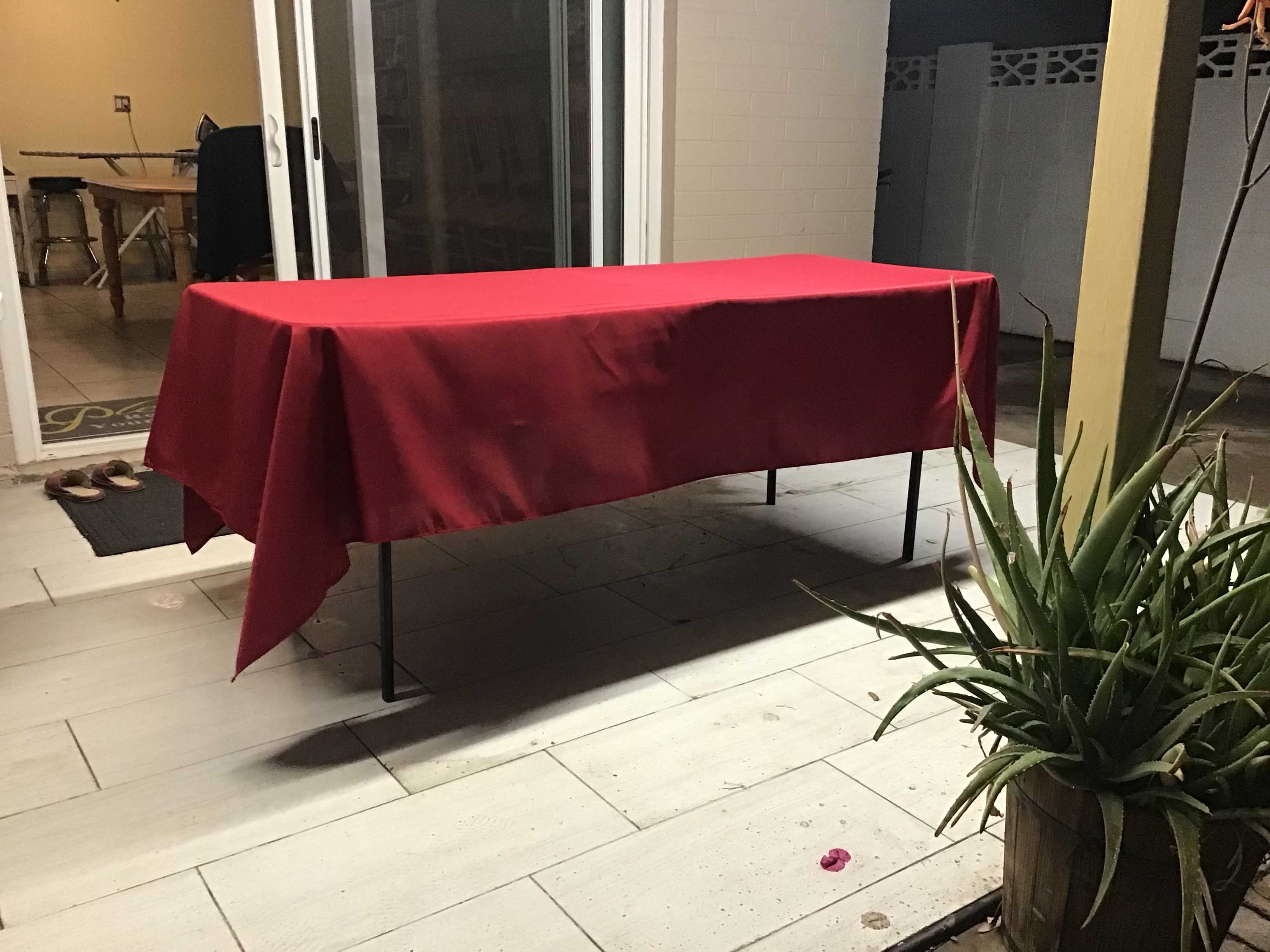 rectangle tablecloths (wine) - 60 x 102