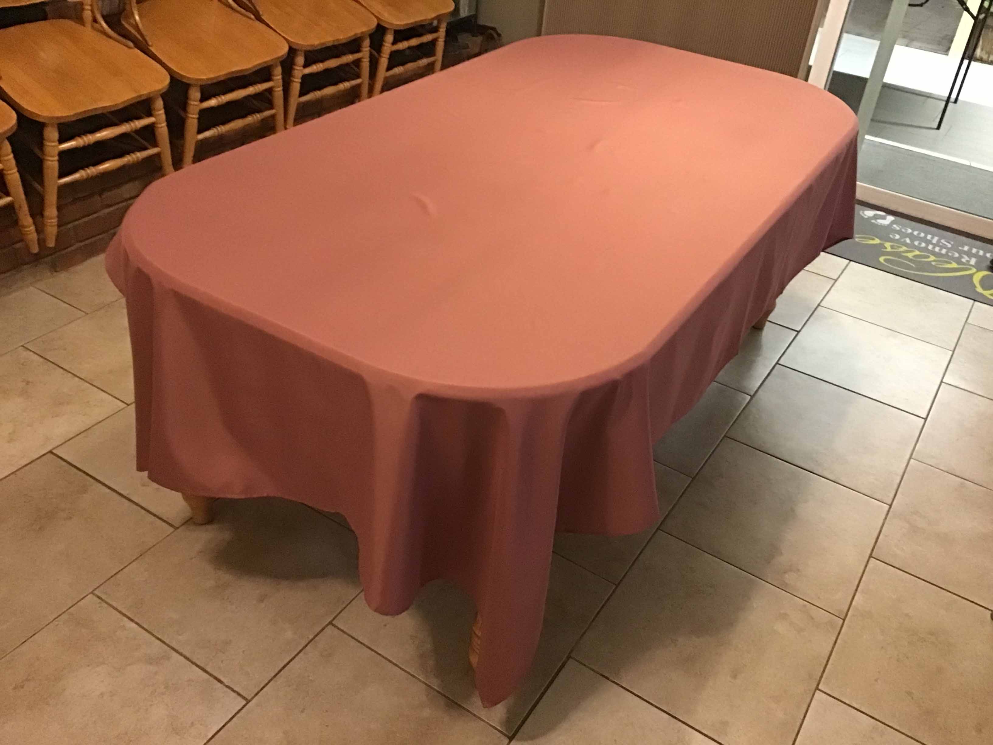 rectangle tablecloths (cinnamon brown) - 60 x 102