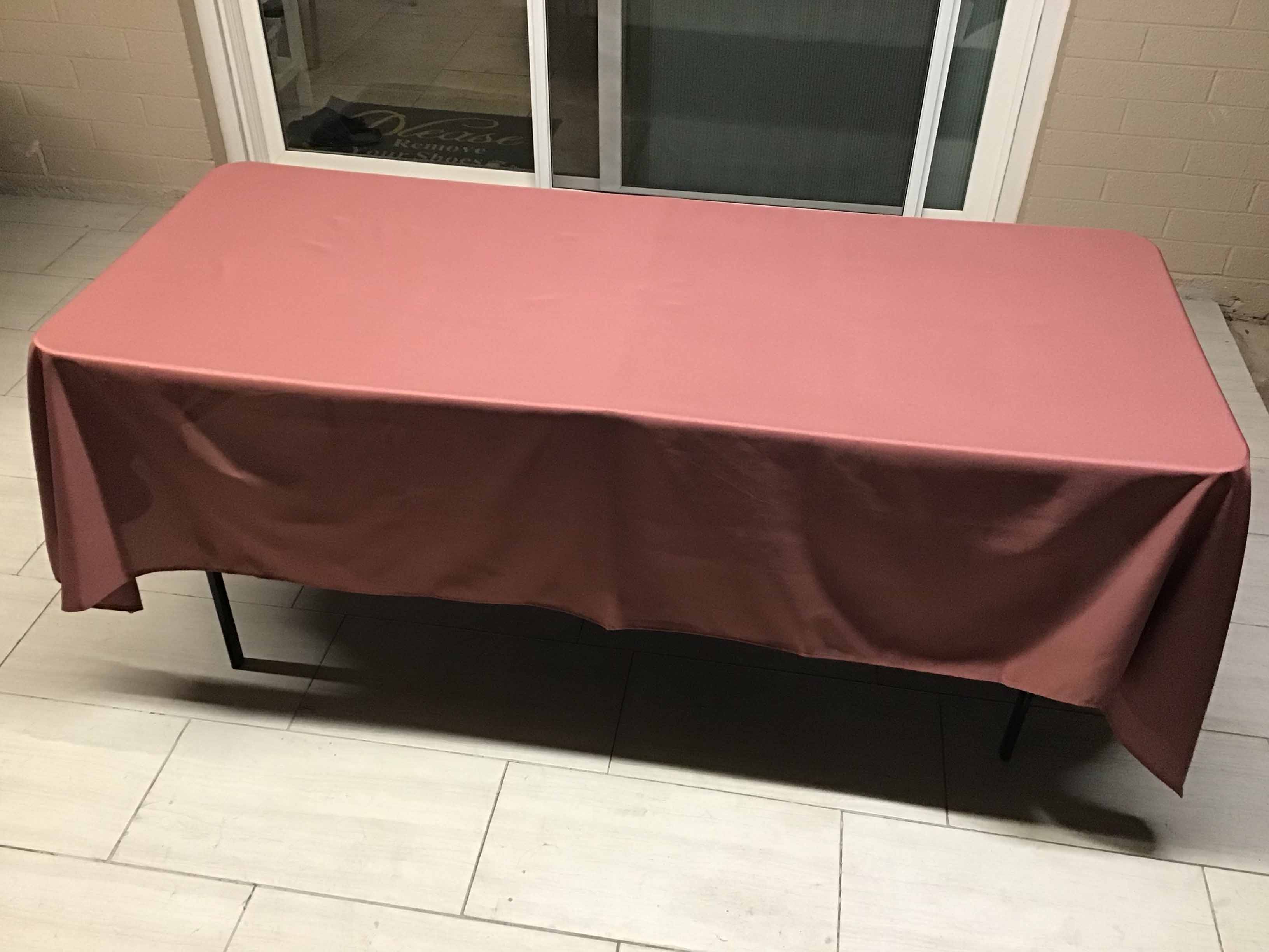 rectangle tablecloths (cinnamon brown) - 60 x 102