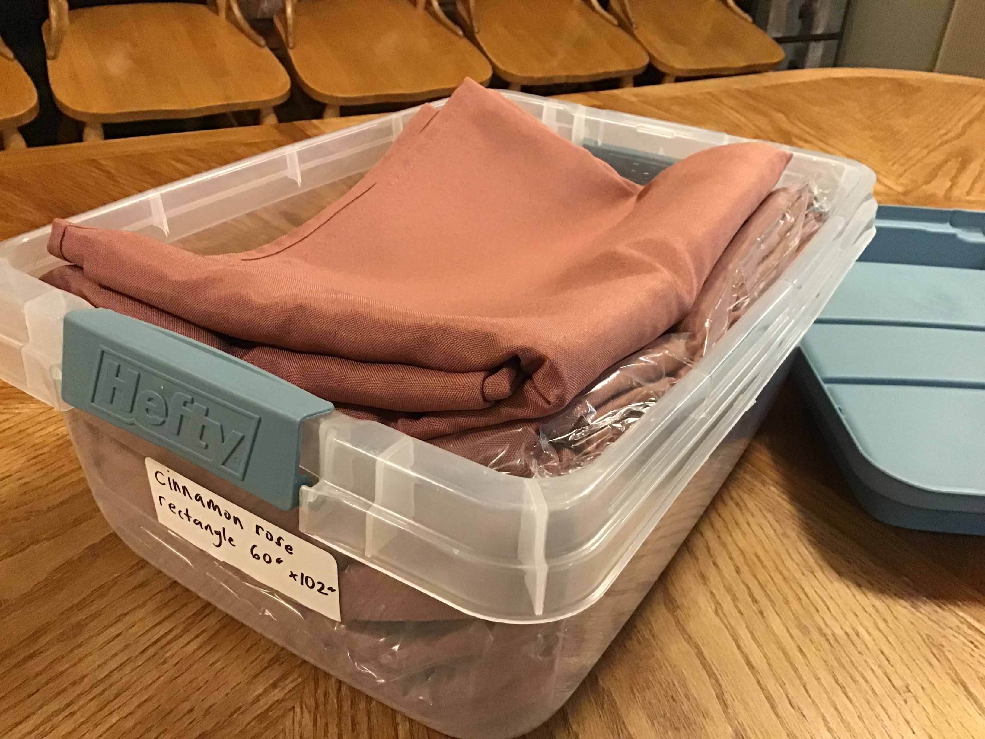 rectangle tablecloths (cinnamon brown) - 60 x 102