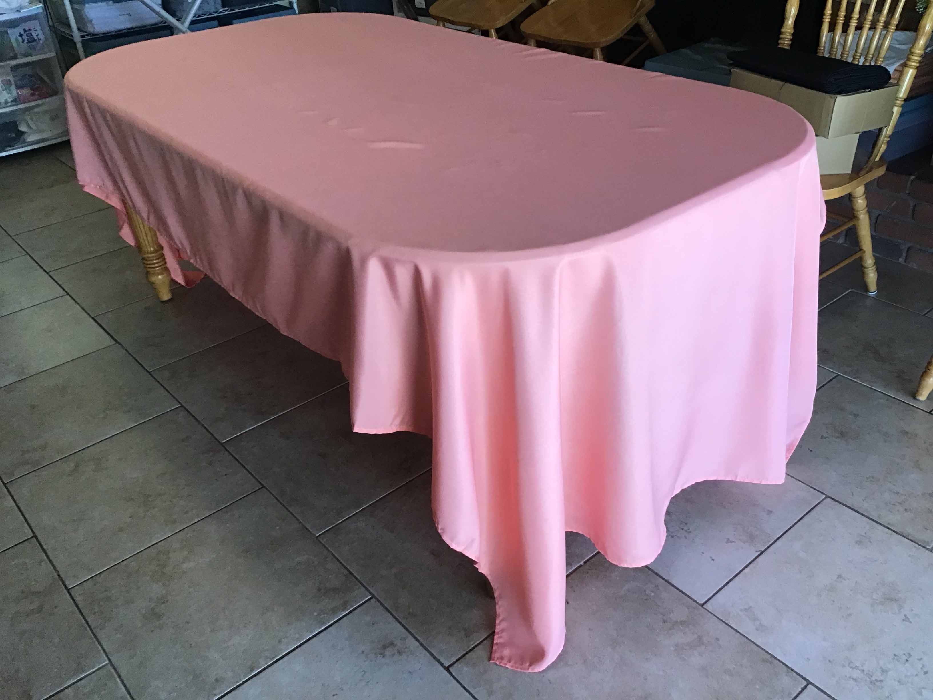 rectangle tablecloths (coral) - 60 x 126