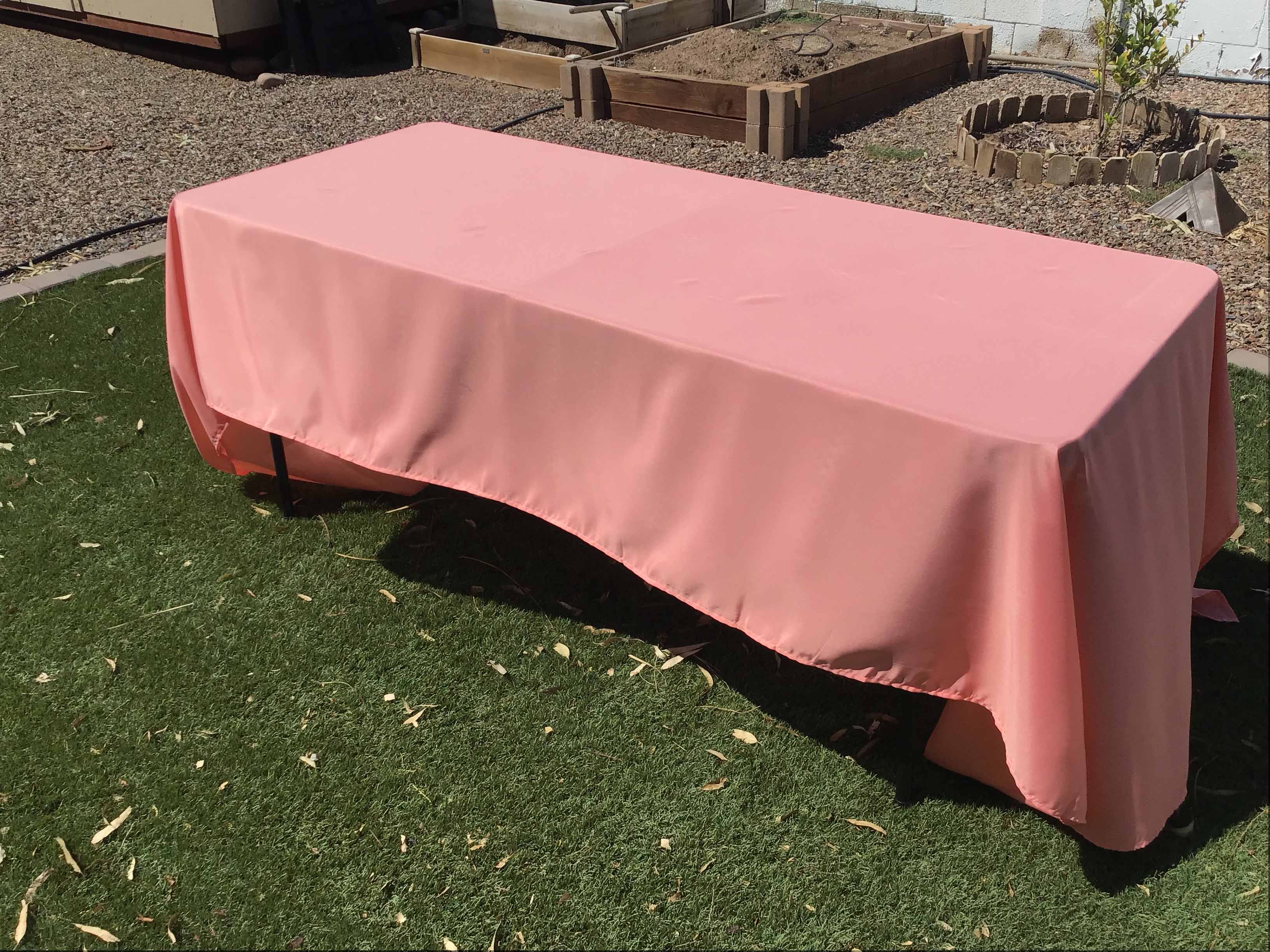 rectangle tablecloths (coral) - 60 x 126