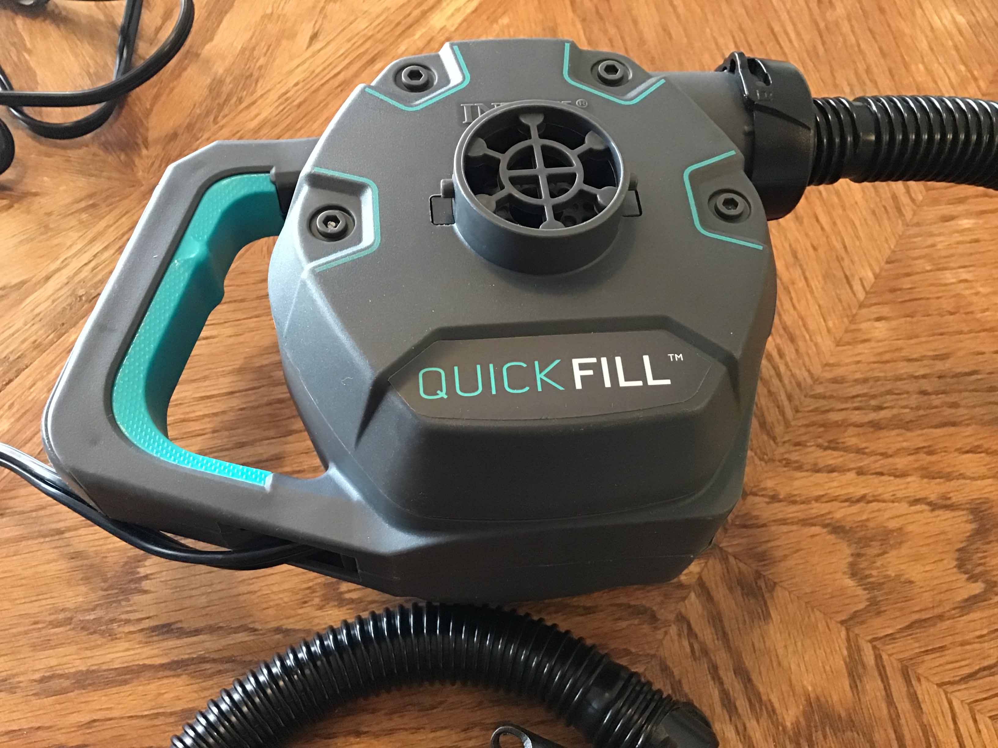 electric pump (quick fill; Intex)