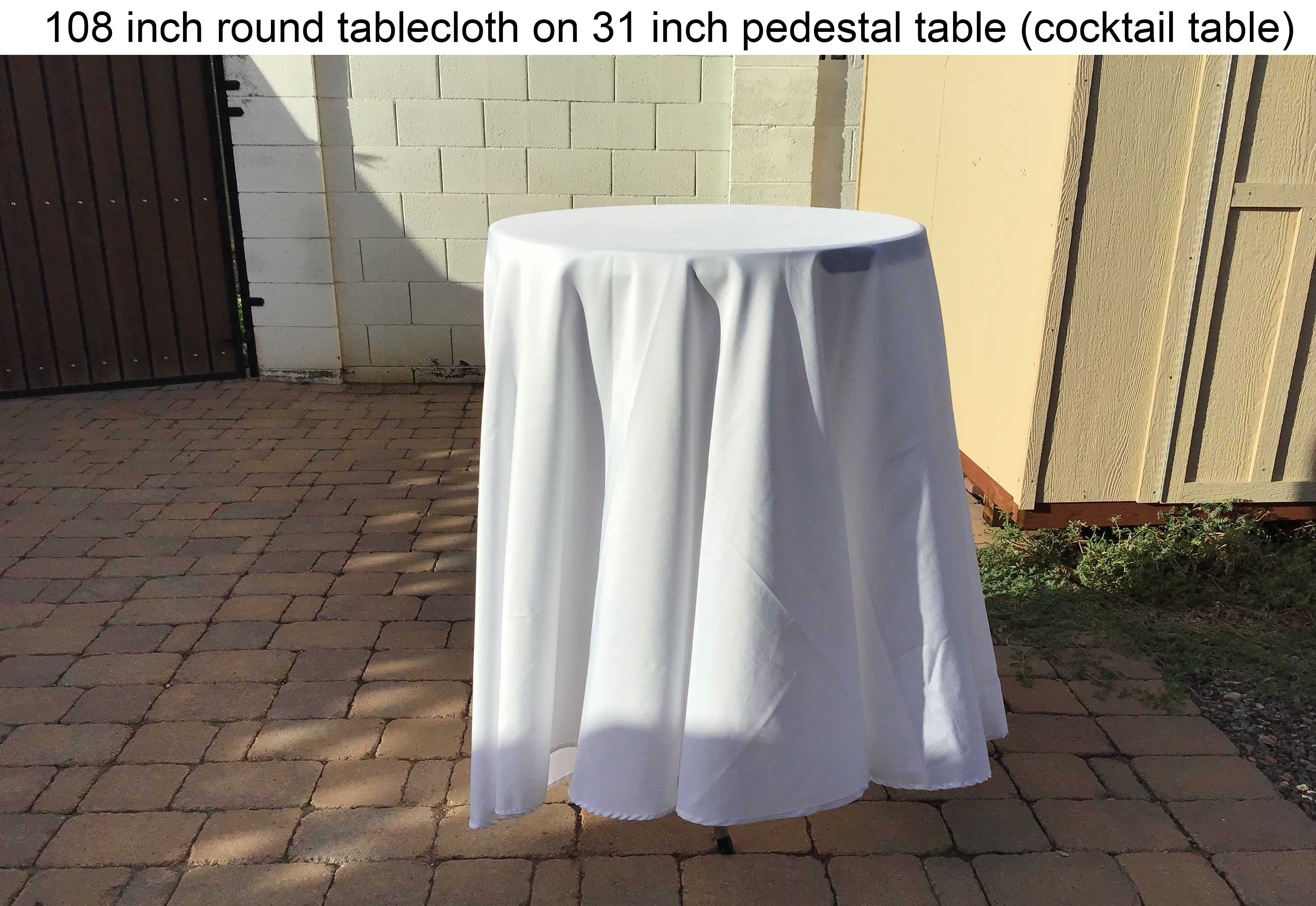 31 inch round pedestal tables