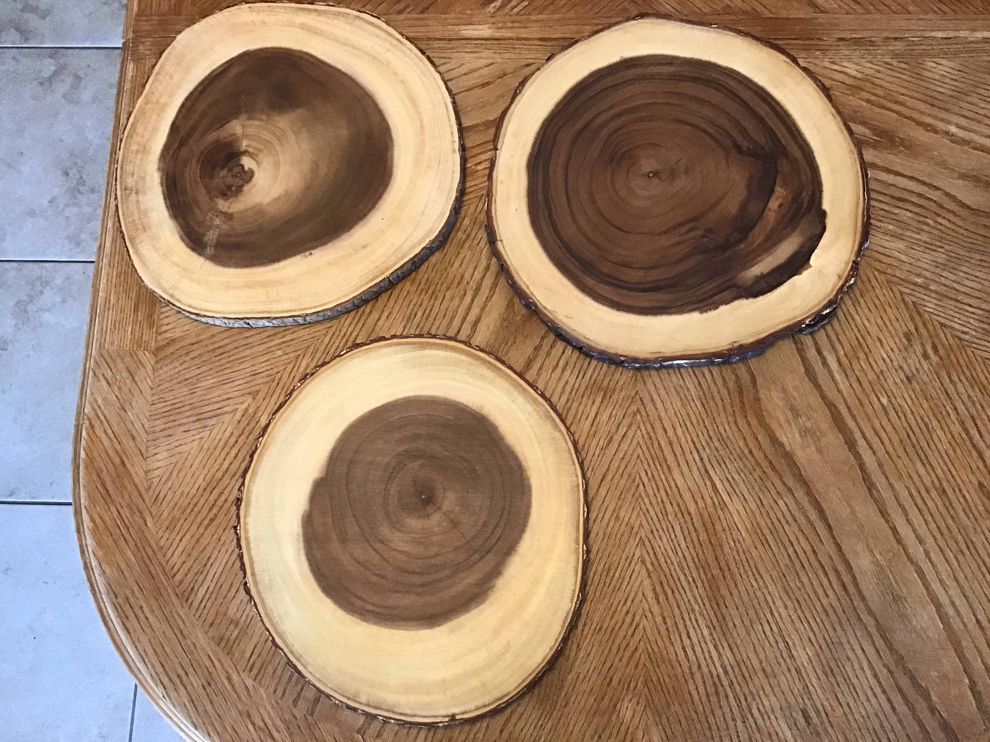 wood serving platter (14 diameter)