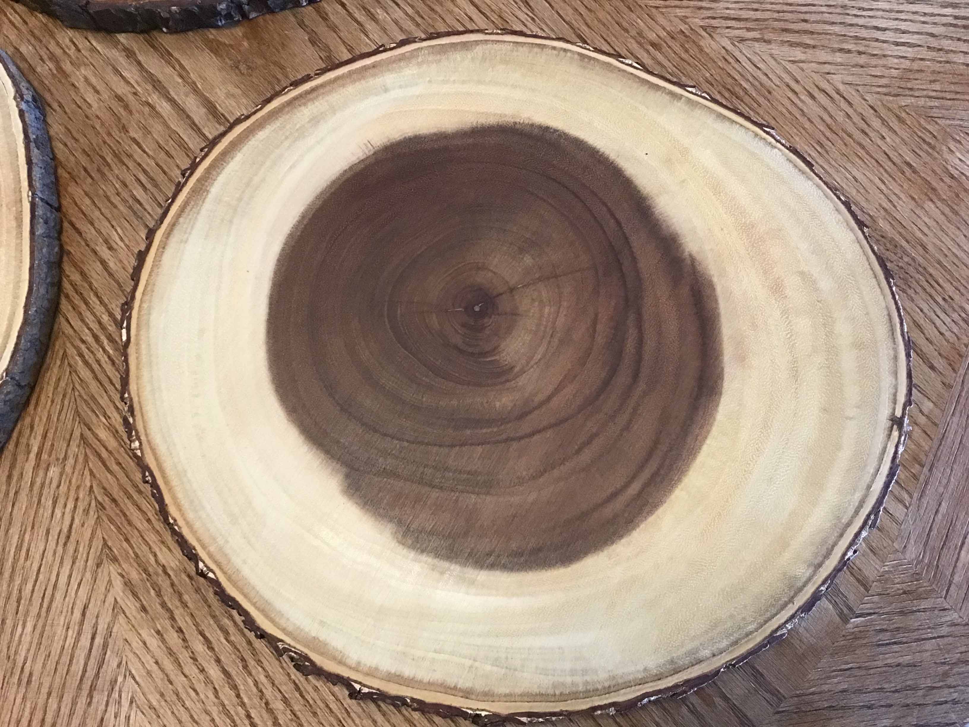 wood serving platter (14 diameter)