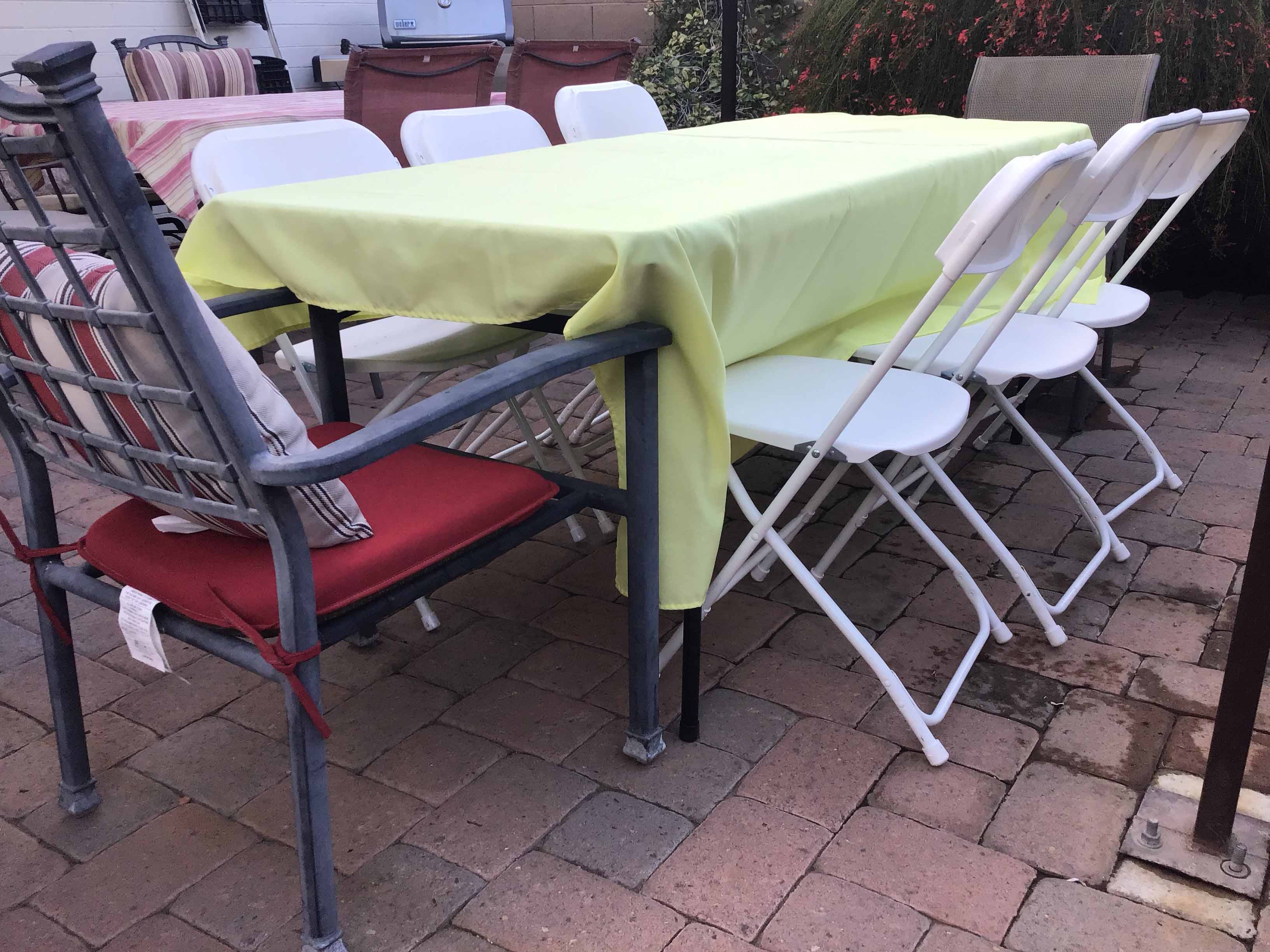 6 foot rectangle tables (budget)