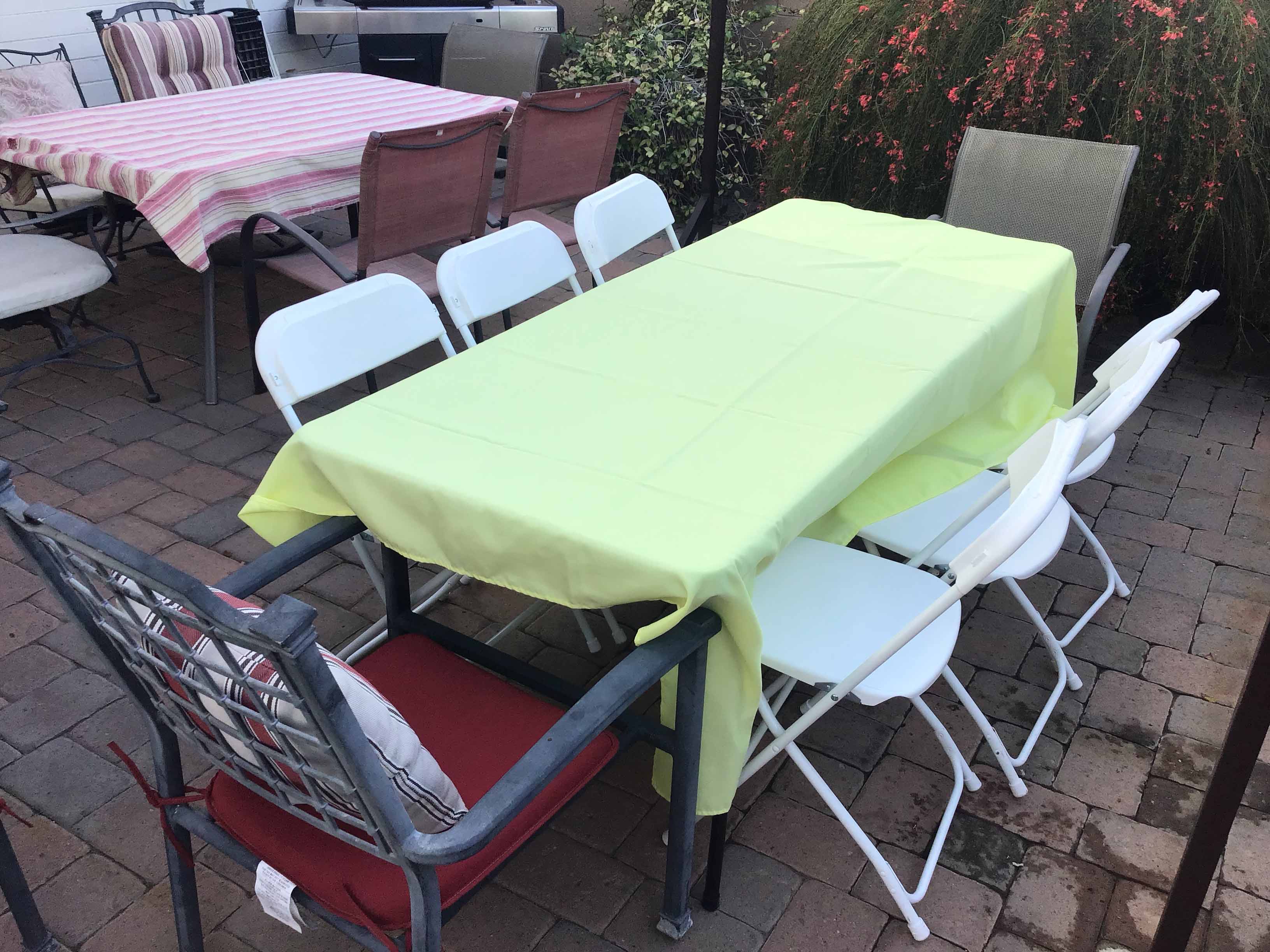 6 foot rectangle tables (budget)