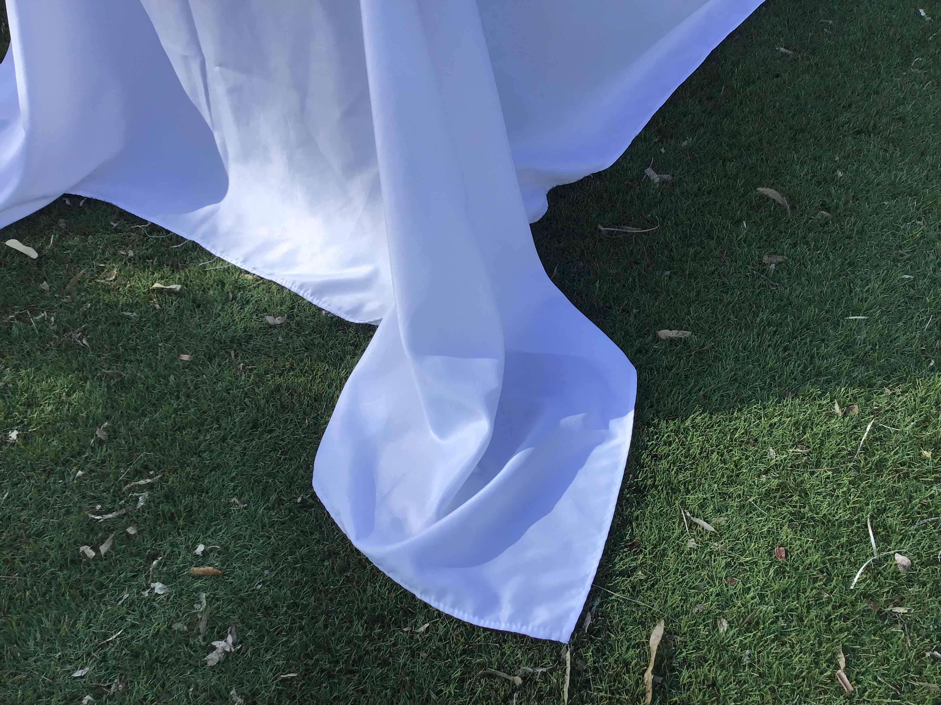 rectangle tablecloths (white) - 90 x 156