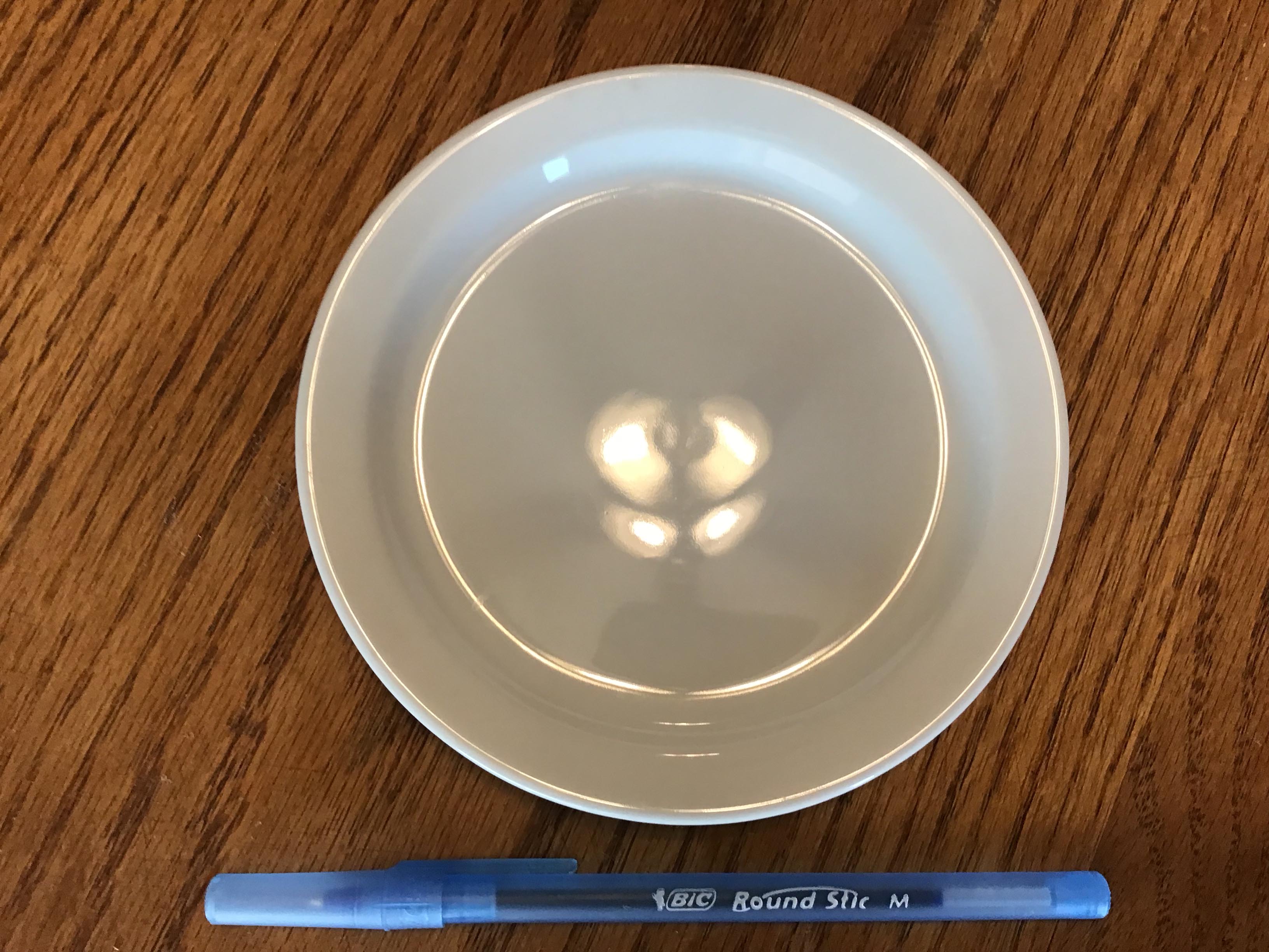 dessert plates - porcelain (Oneida Buffalo bright white) - 5 1/2