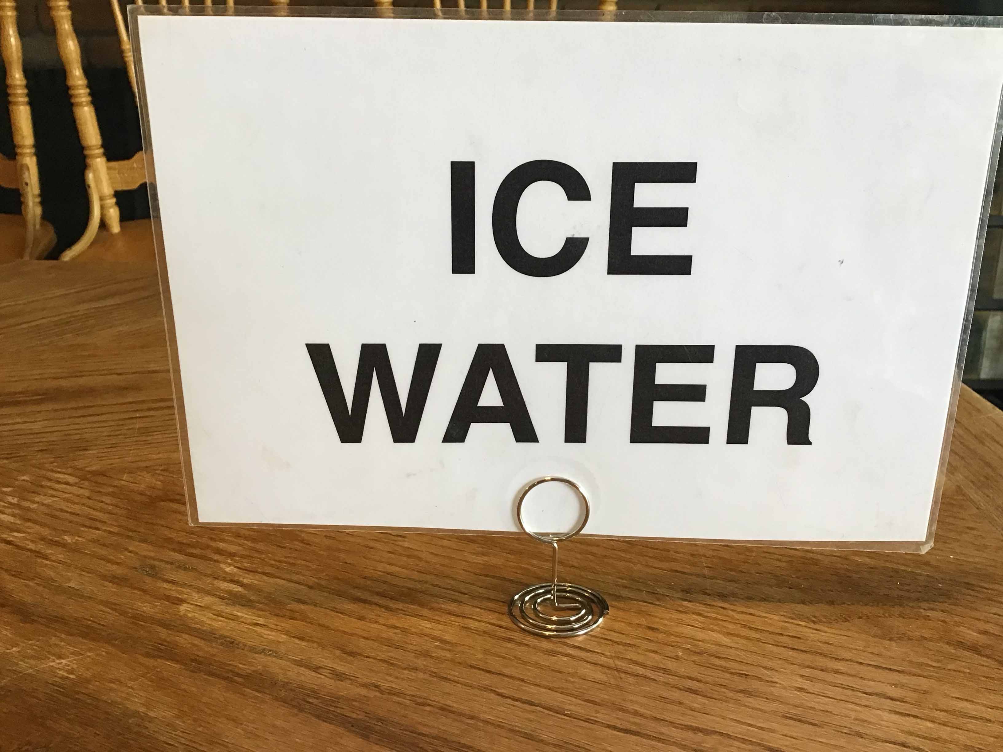 table top card/sign holders (silver metal)