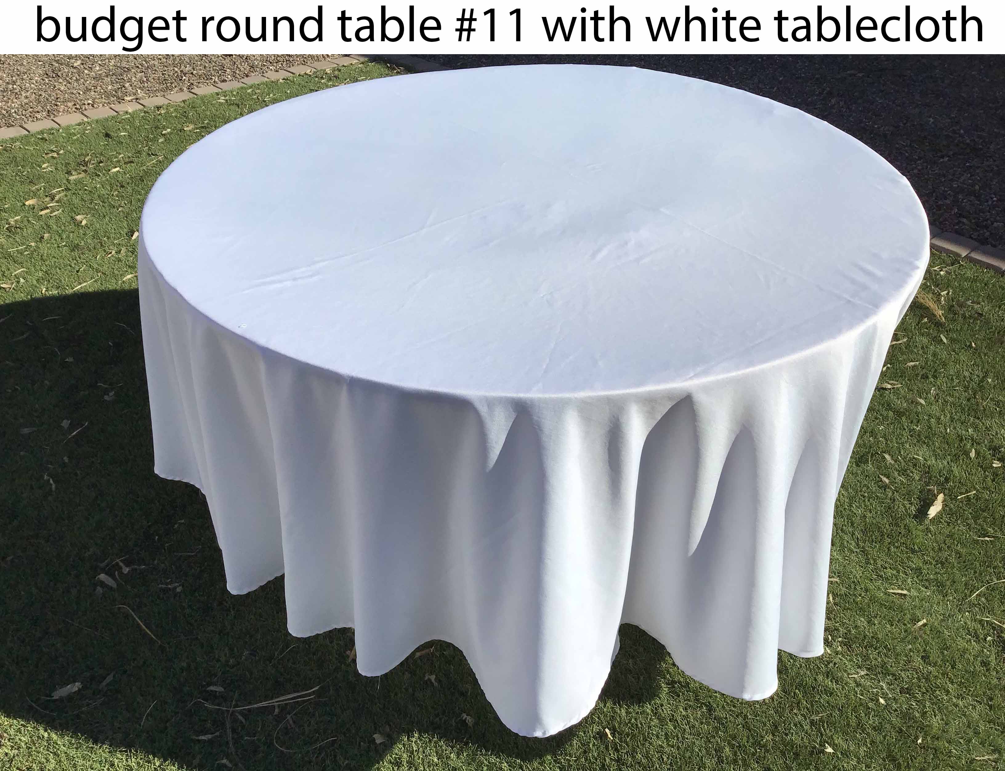 5 foot round tables (budget)