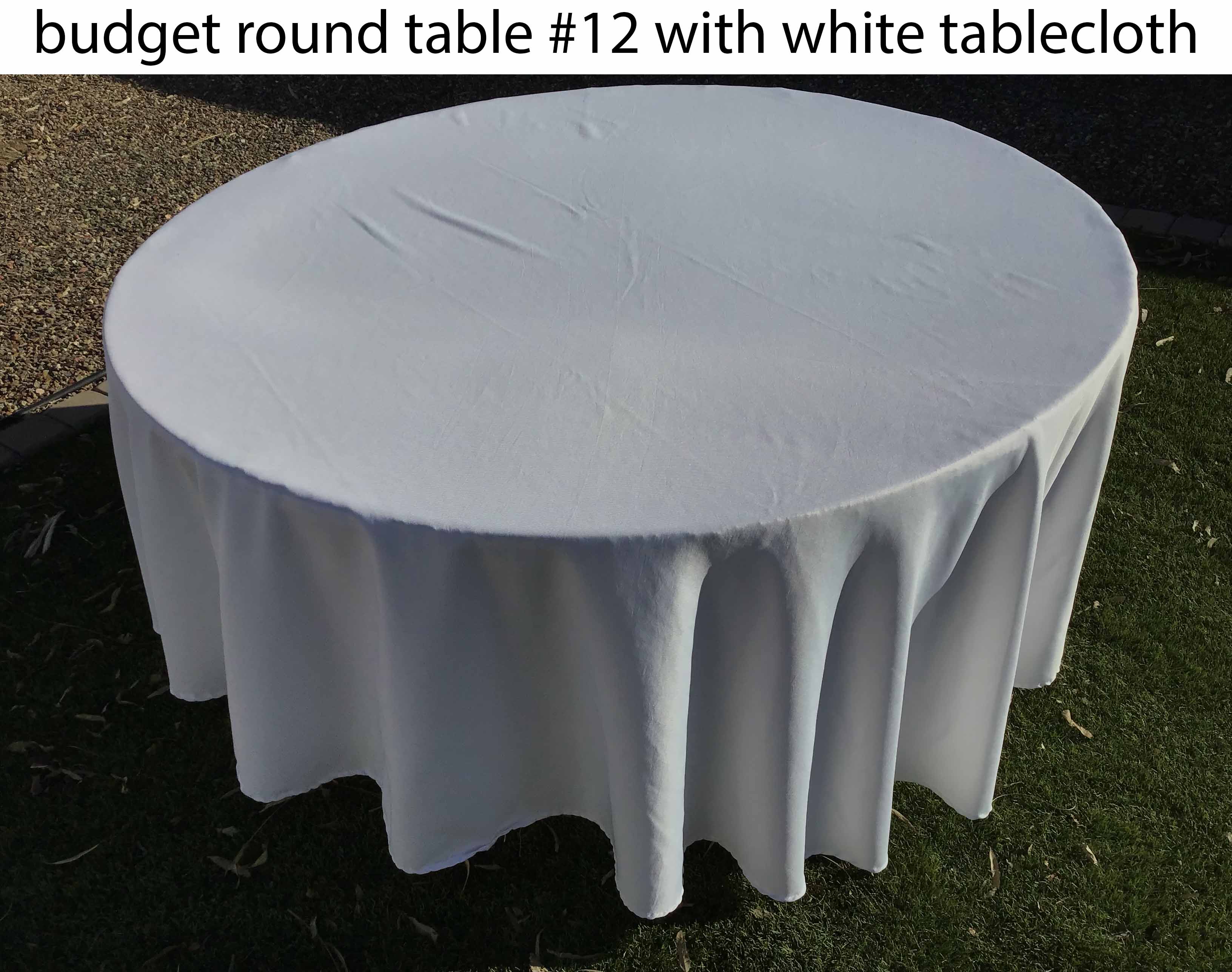 5 foot round tables (budget)
