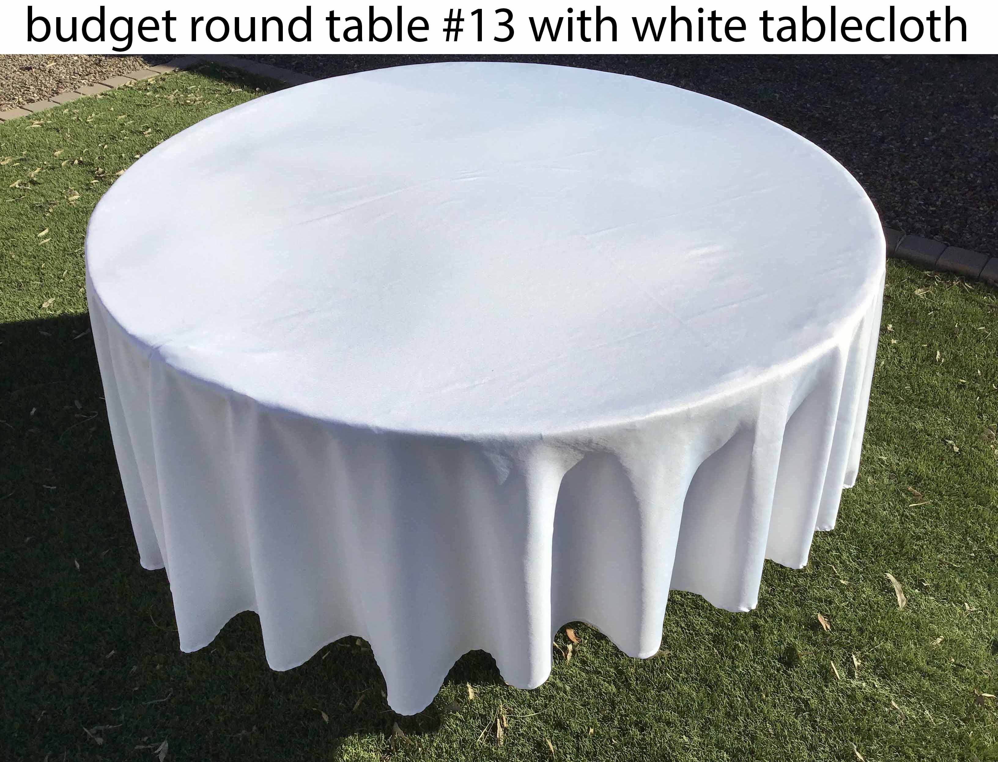5 foot round tables (budget)