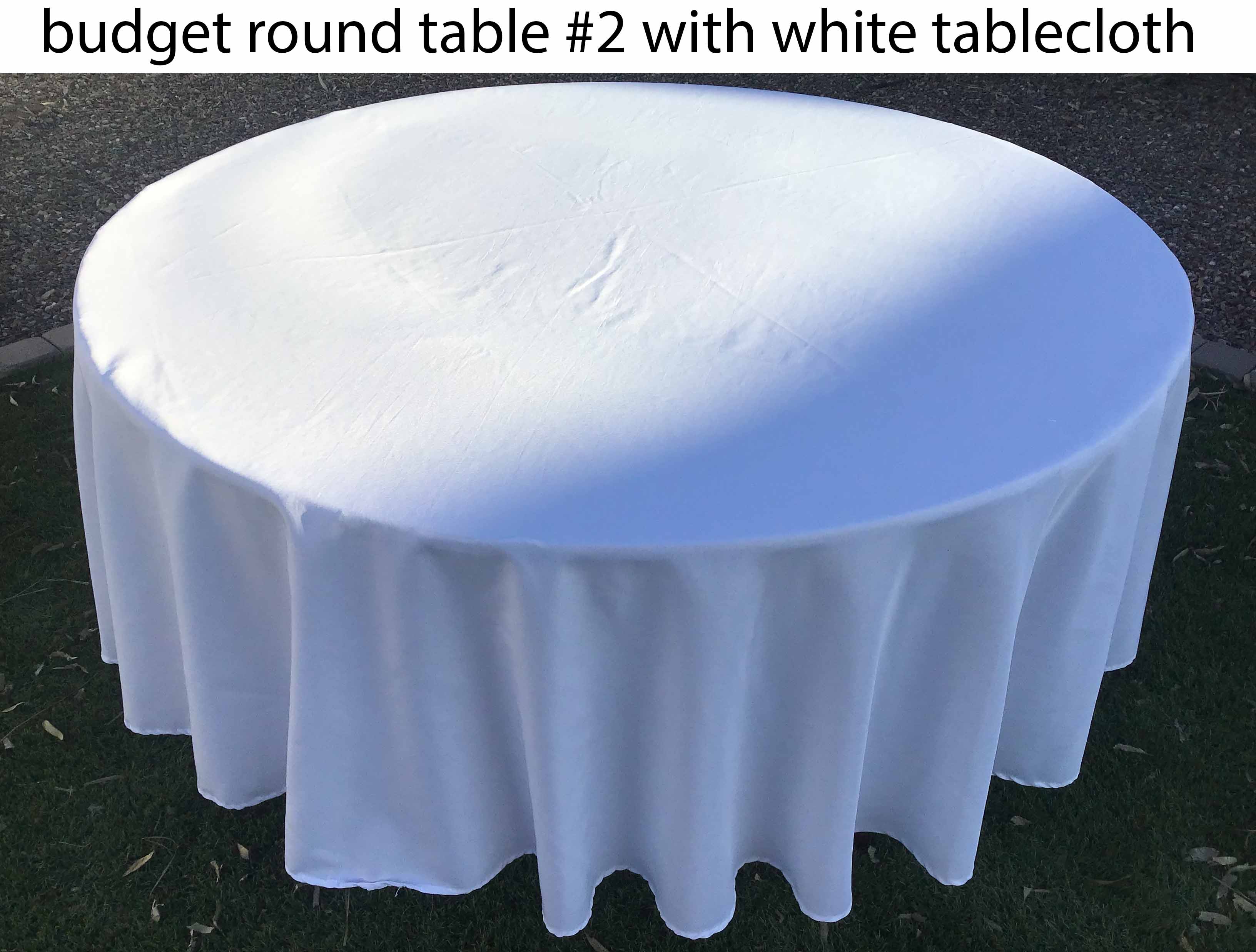 5 foot round tables (budget)