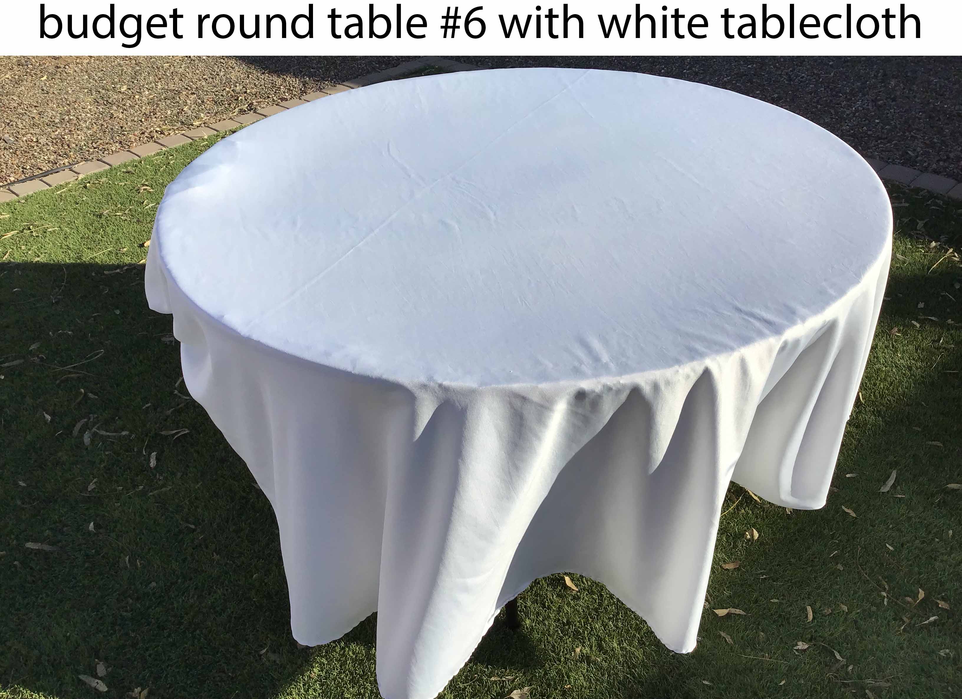 5 foot round tables (budget)