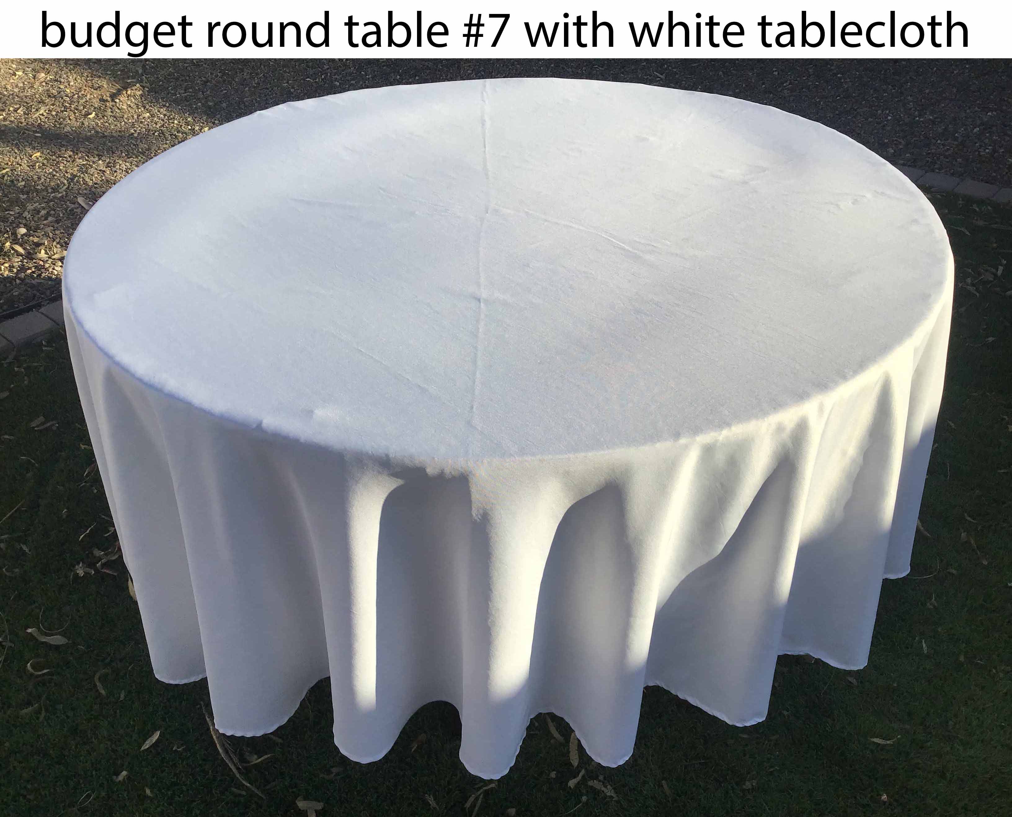 5 foot round tables (budget)