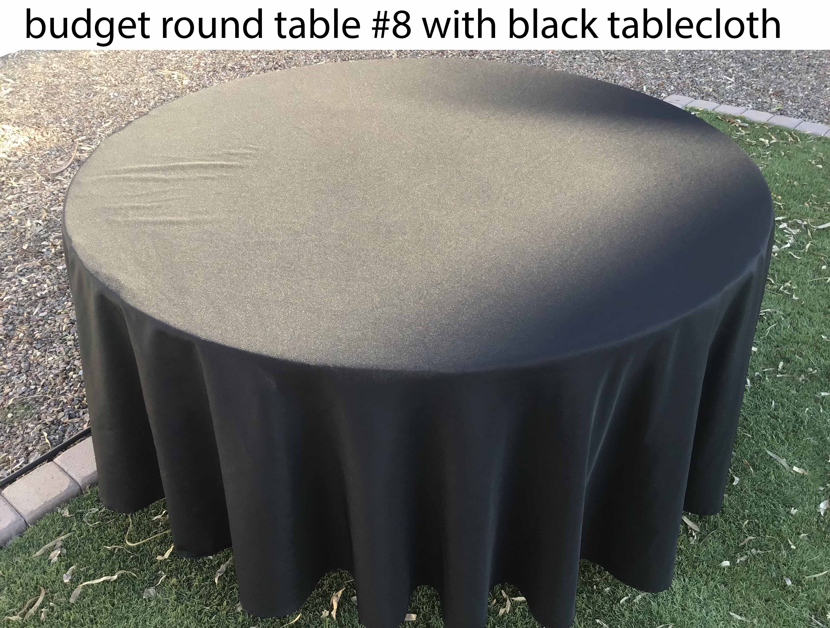 5 foot round tables (budget)
