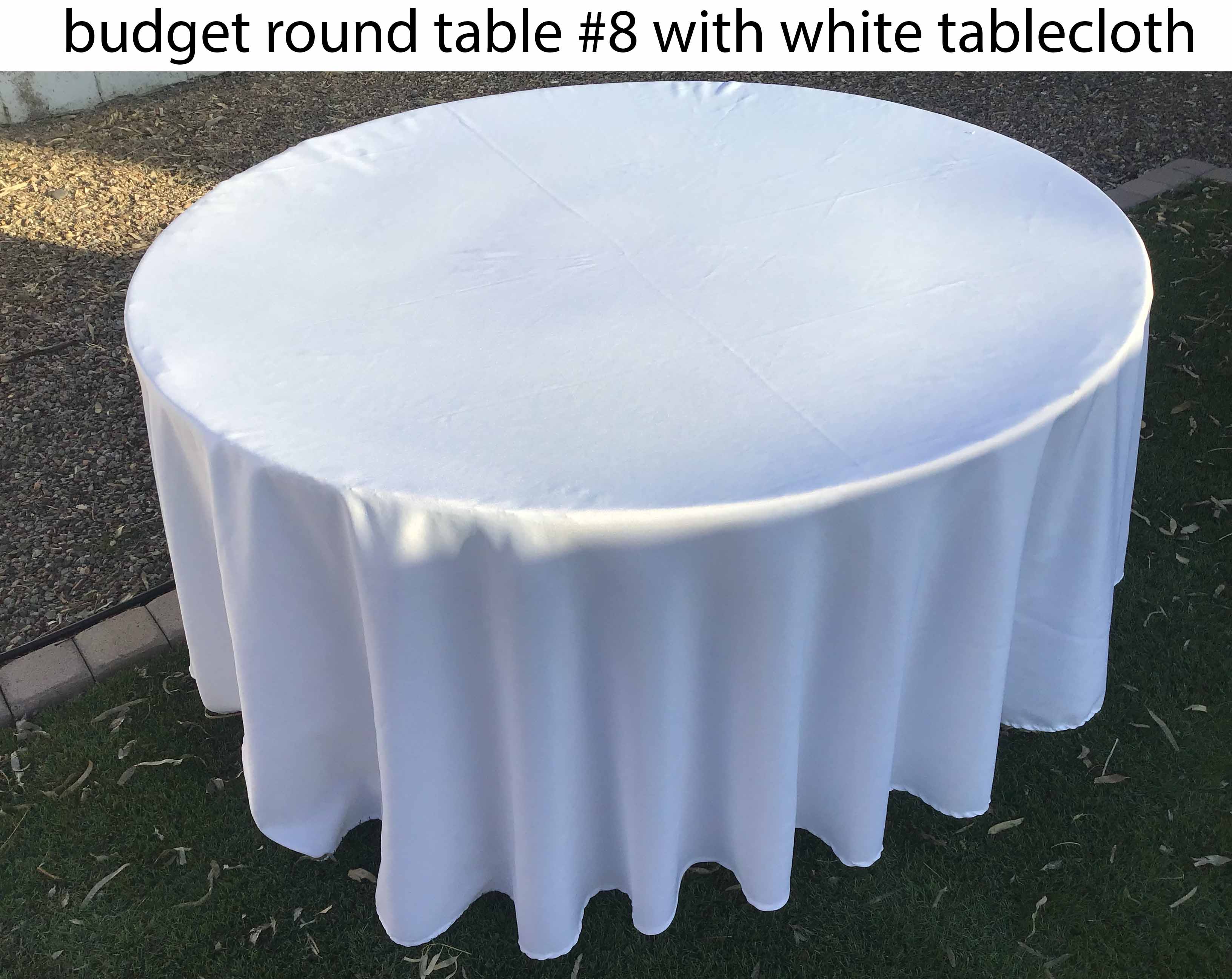 5 foot round tables (budget)