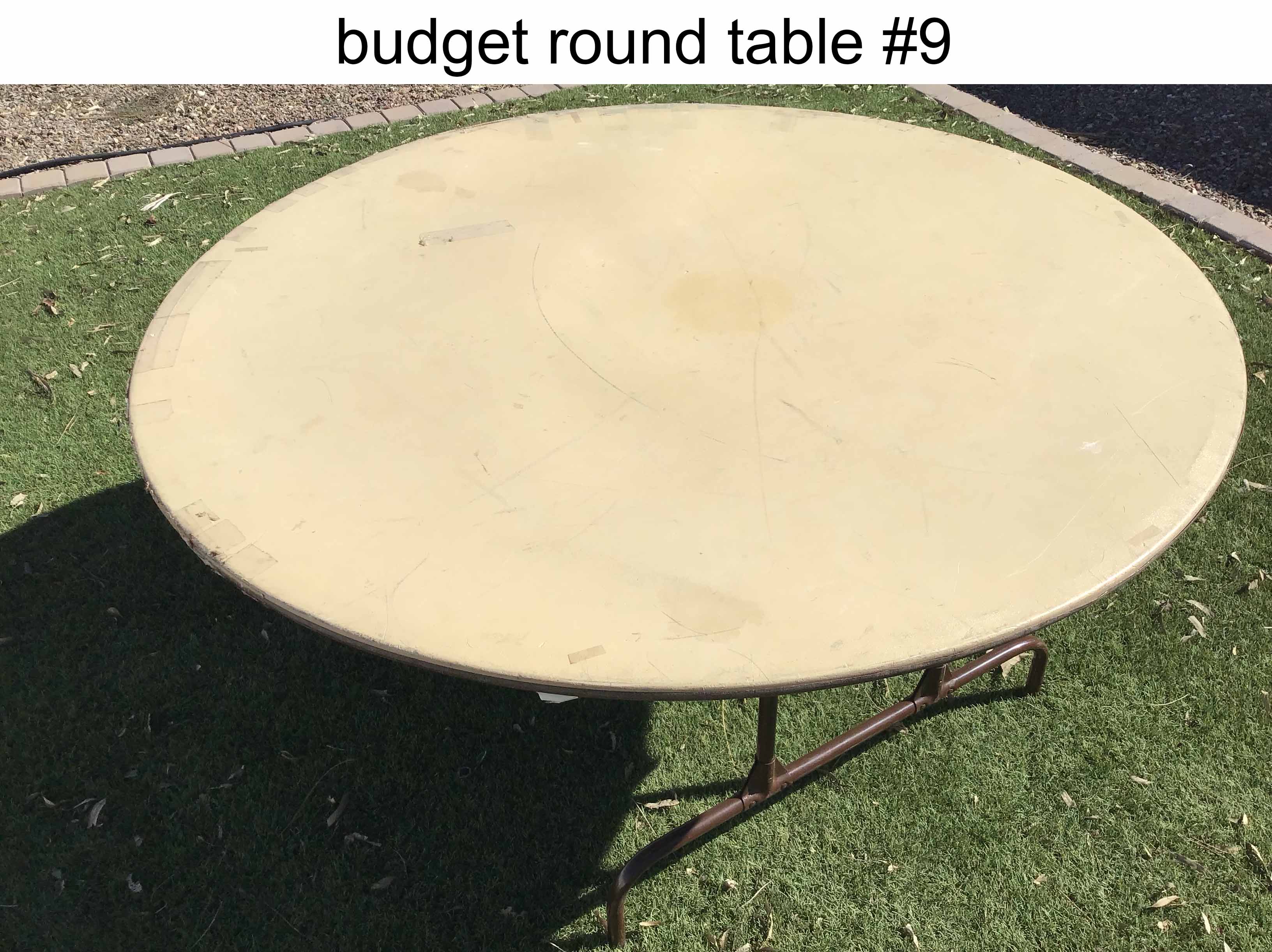 5 foot round tables (budget)