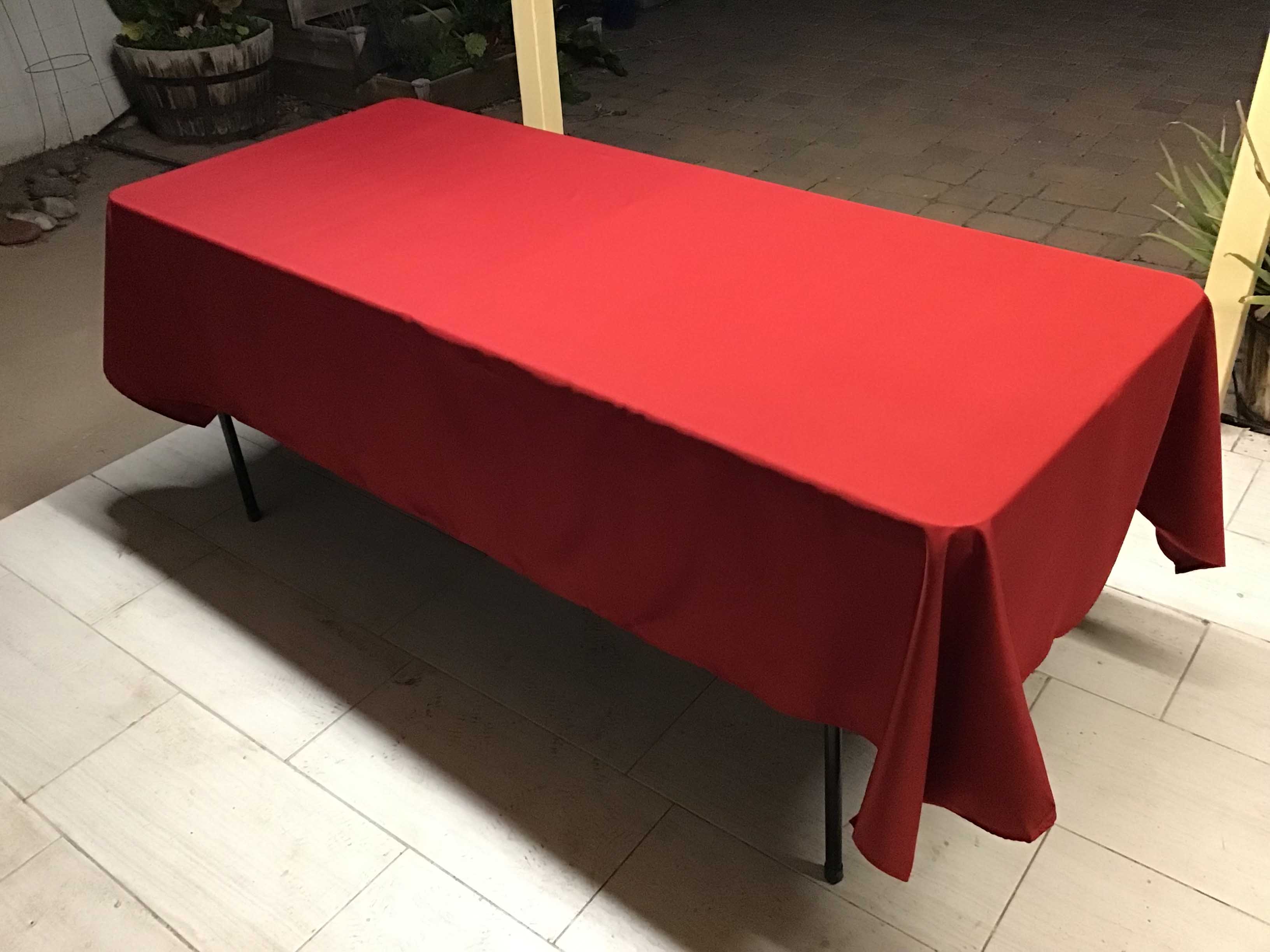 rectangle tablecloths (apple red) - 60 x 102