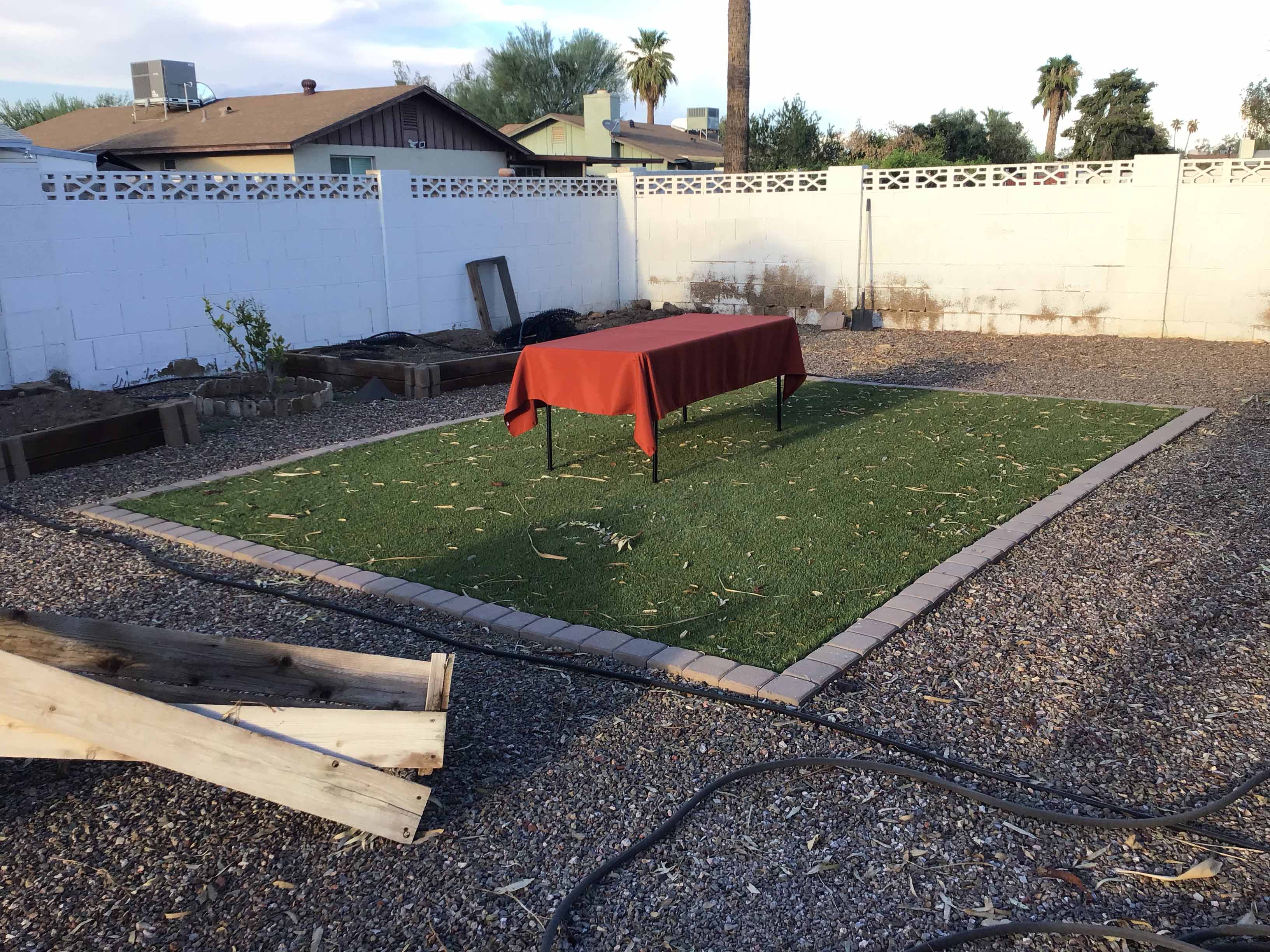 rectangle tablecloths (rust) - 60 x 102