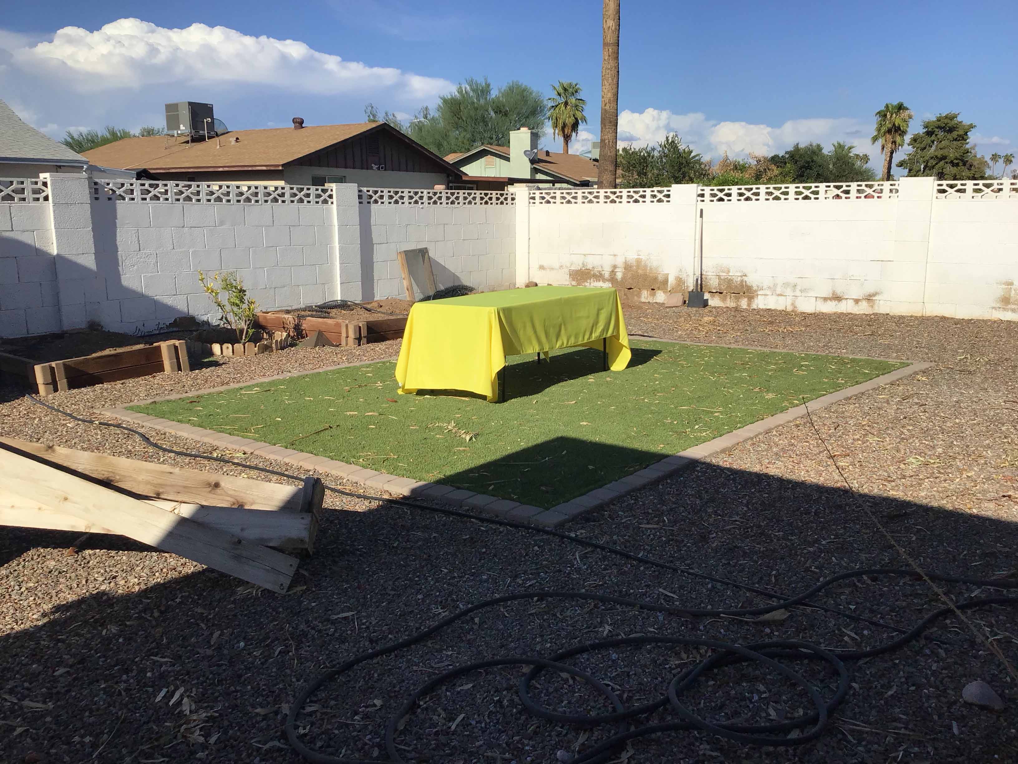 rectangle tablecloths (canary yellow) - 60 x 120