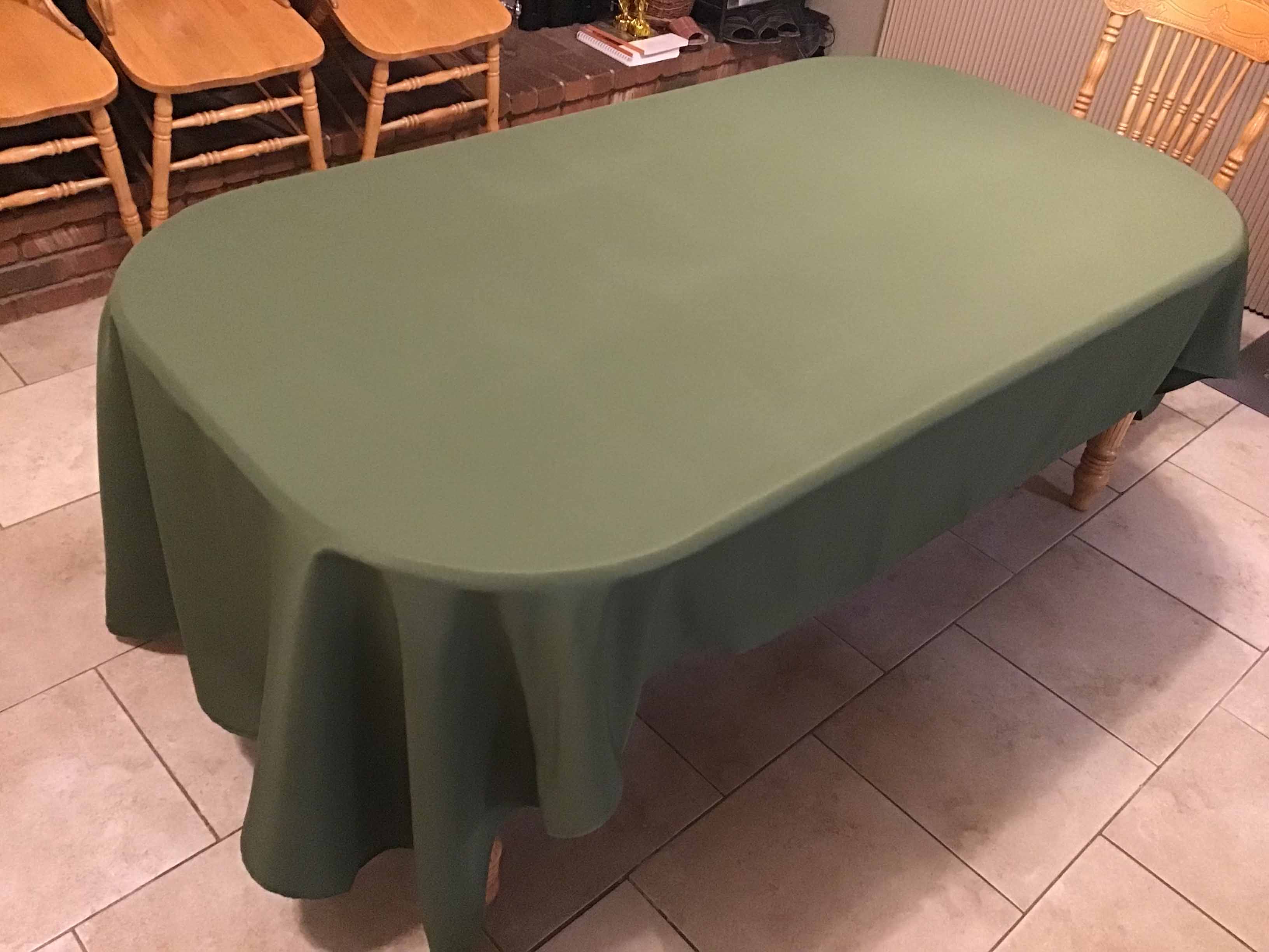 rectangle tablecloths (willow green) - 60 x 120