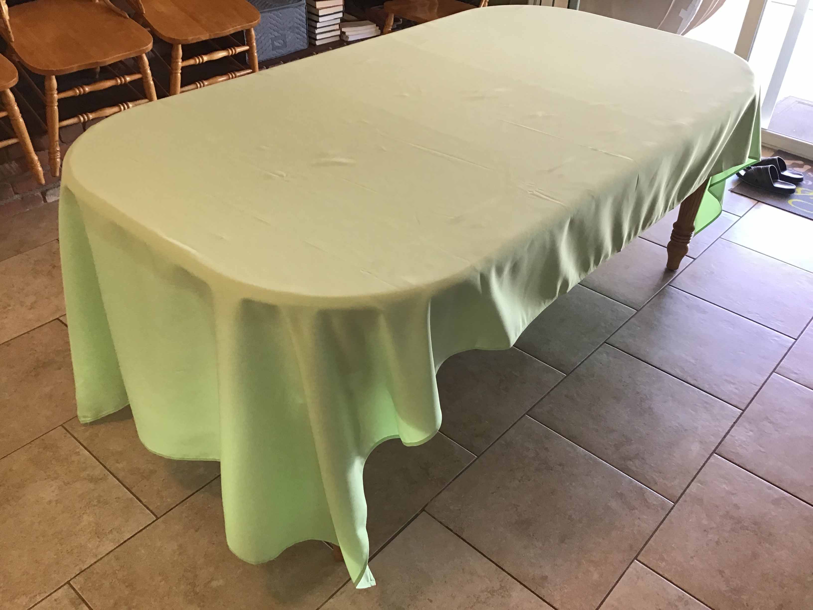 rectangle tablecloths (mint green) - 60 x 120