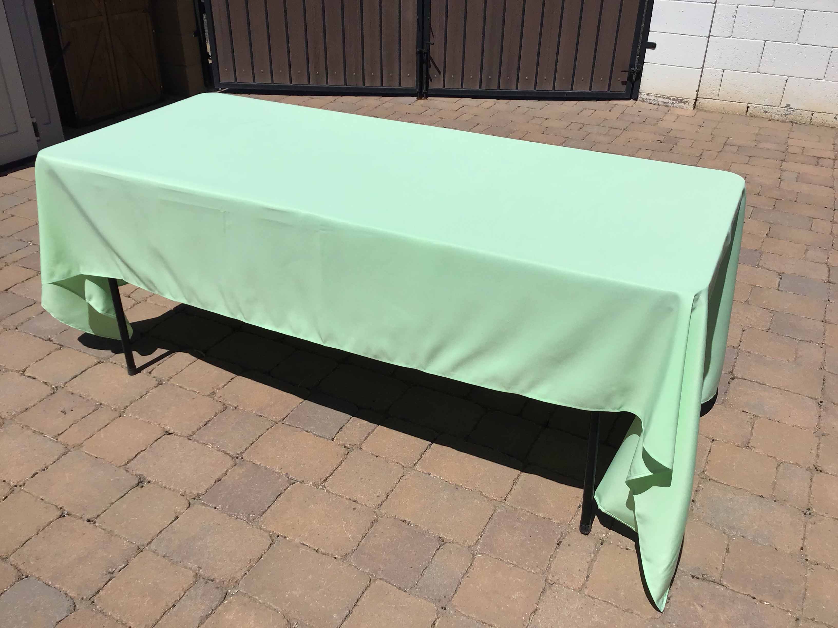 rectangle tablecloths (mint green) - 60 x 120