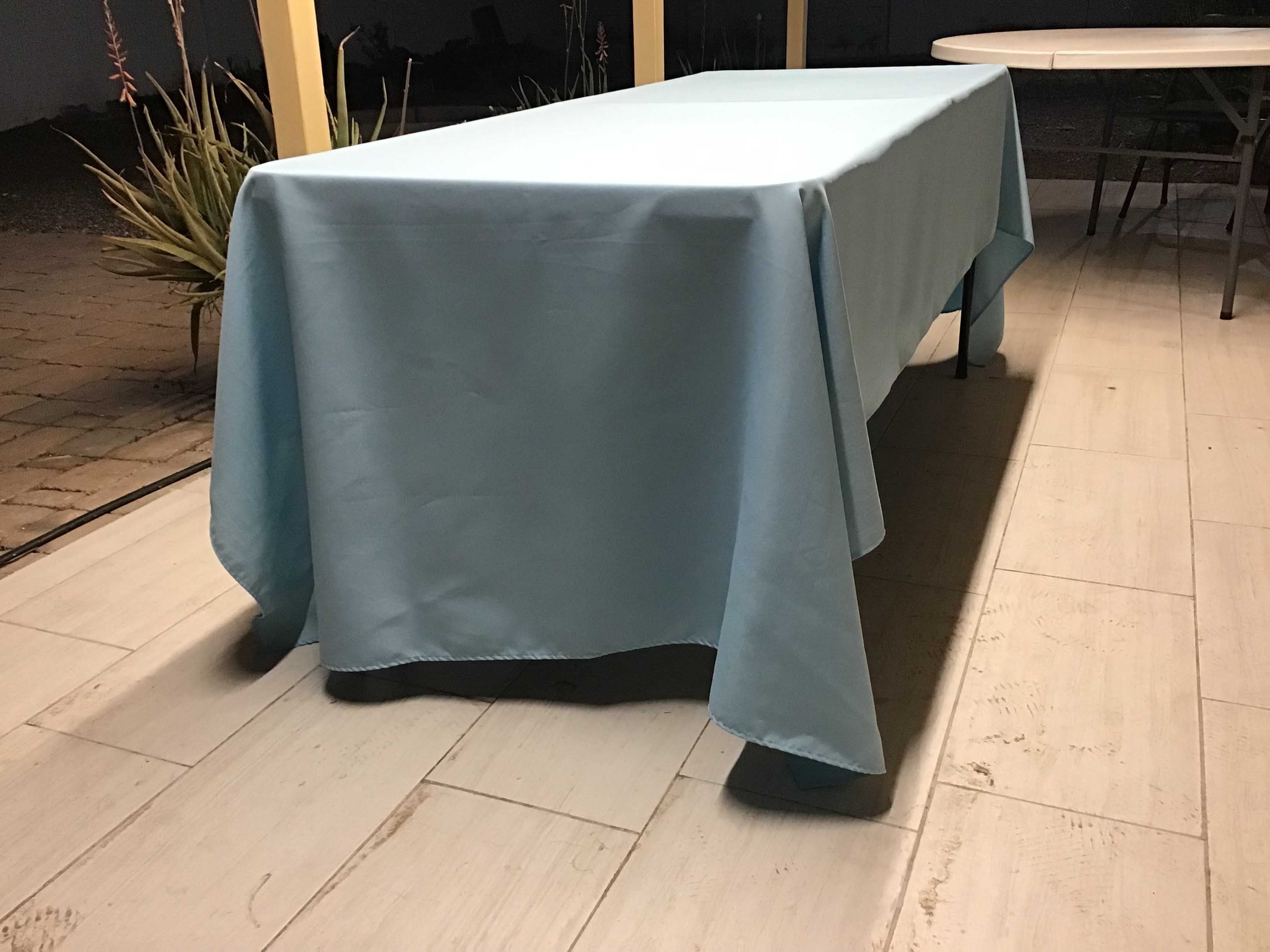 rectangle tablecloths (baby blue) - 60 x 120