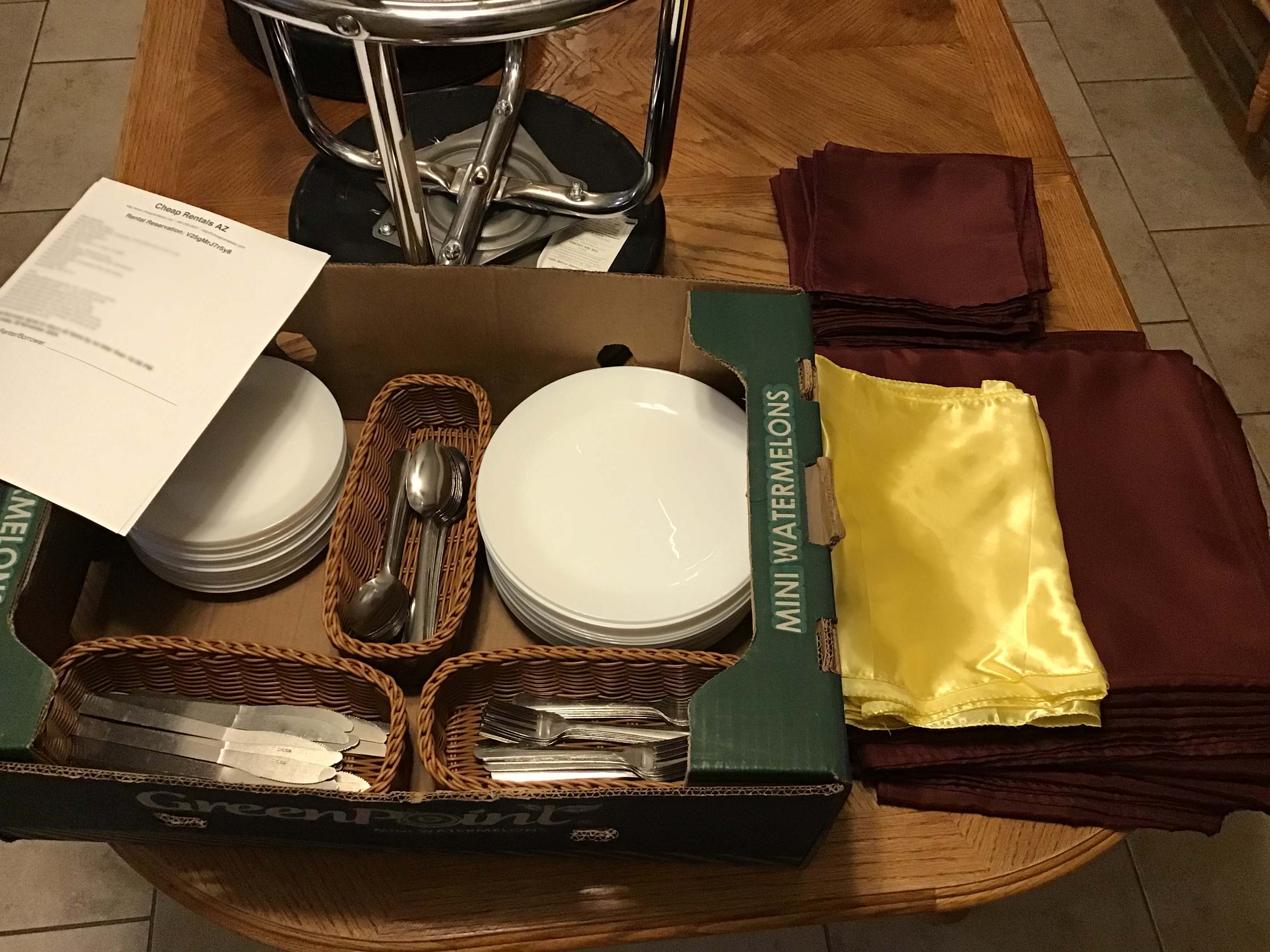 silverware baskets (5 x 11)